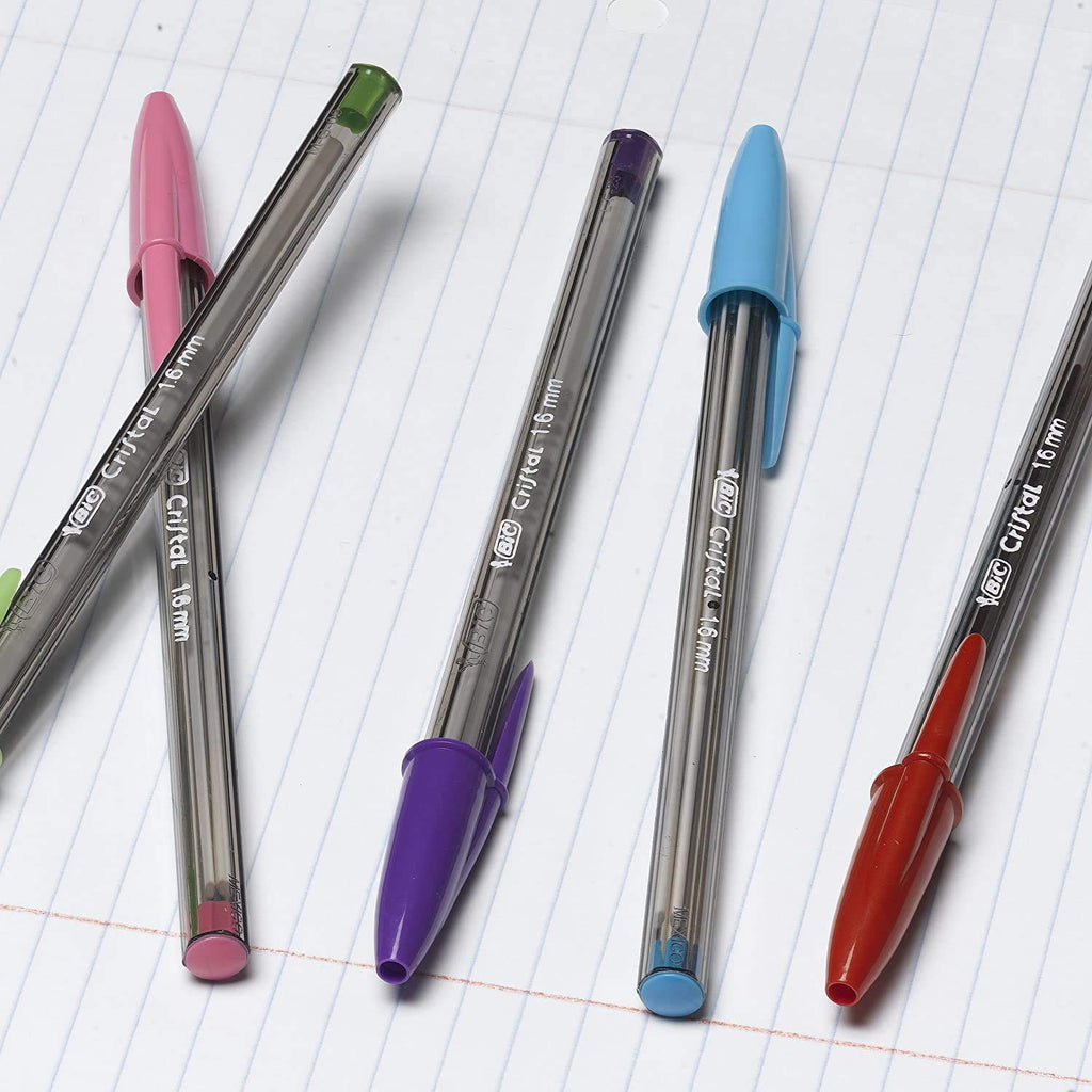 BIC Cristal Xtra Bold Ballpoint Pens, Bold Point 1.6mm, Pack of 48