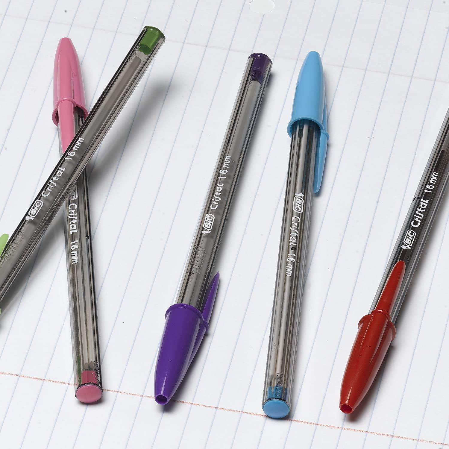 BIC Cristal Xtra Bold Ballpoint Pens, Bold Point 1.6mm, Pack of 48