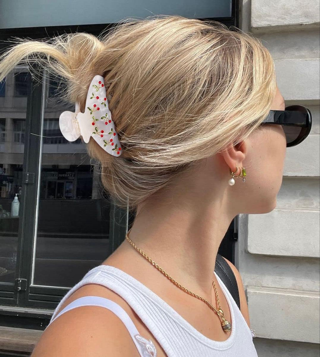 LILIE&WHITE Tortoise Claw Clips For Women - Strong Thick Hair Styling Accessories With Claws For Styling 1PC
