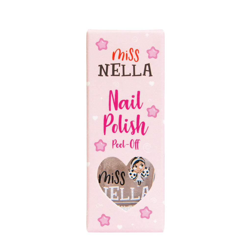 MISS NELLA ABRACADABRA – Safe Special sparkly pink Nail Polish for Kids, Non-Toxic & Odor Free Formula for Children and Toddlers, Natural Water Based for Easy Peel Off (Abracadabra)