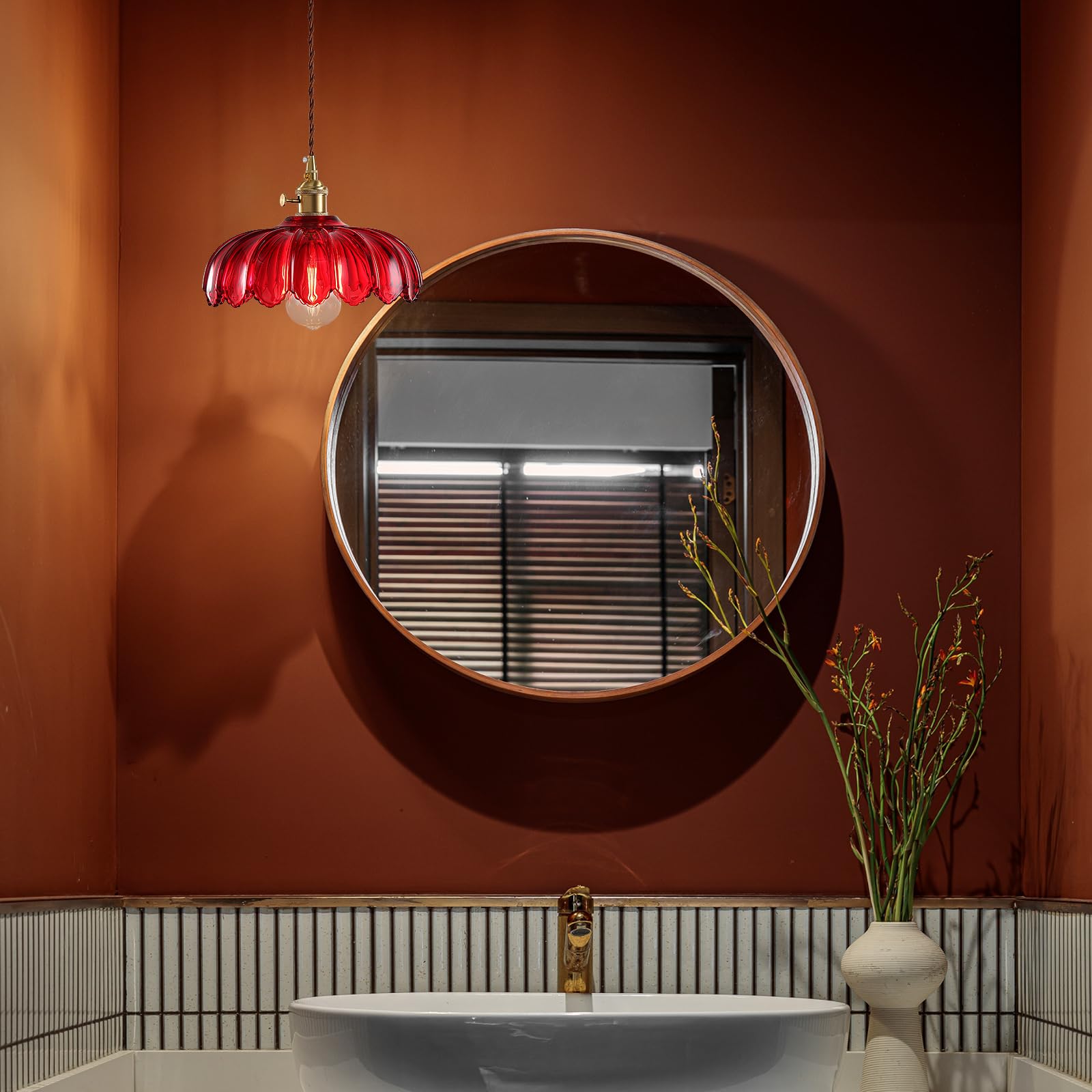 XZHGCEE Plug in Pendant Light: Amber Hanging Lamp Plug in Pendant Lamp, Glass Pendant Lighting for Kitchen Island, Bedroom, Dining Room, Living Room, No Bulb