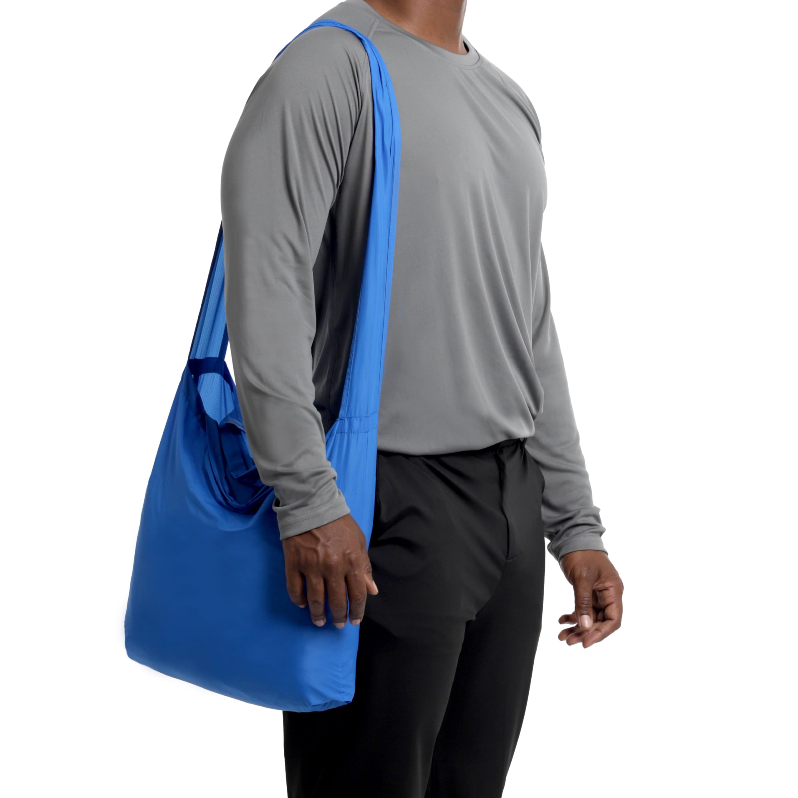 SYZY World's Most Compact Travel Tote Bag Portable Shopping Beach Market Bag - Reusable Collapsible Stuffable