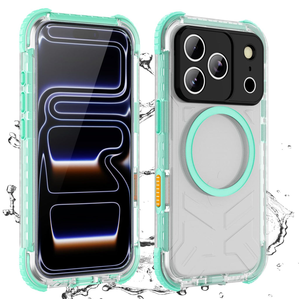 iPhone 13 Pro Case, Waterproof & Shockproof Phone Case, Full Protection, IP68, 6.1 Inch, Black