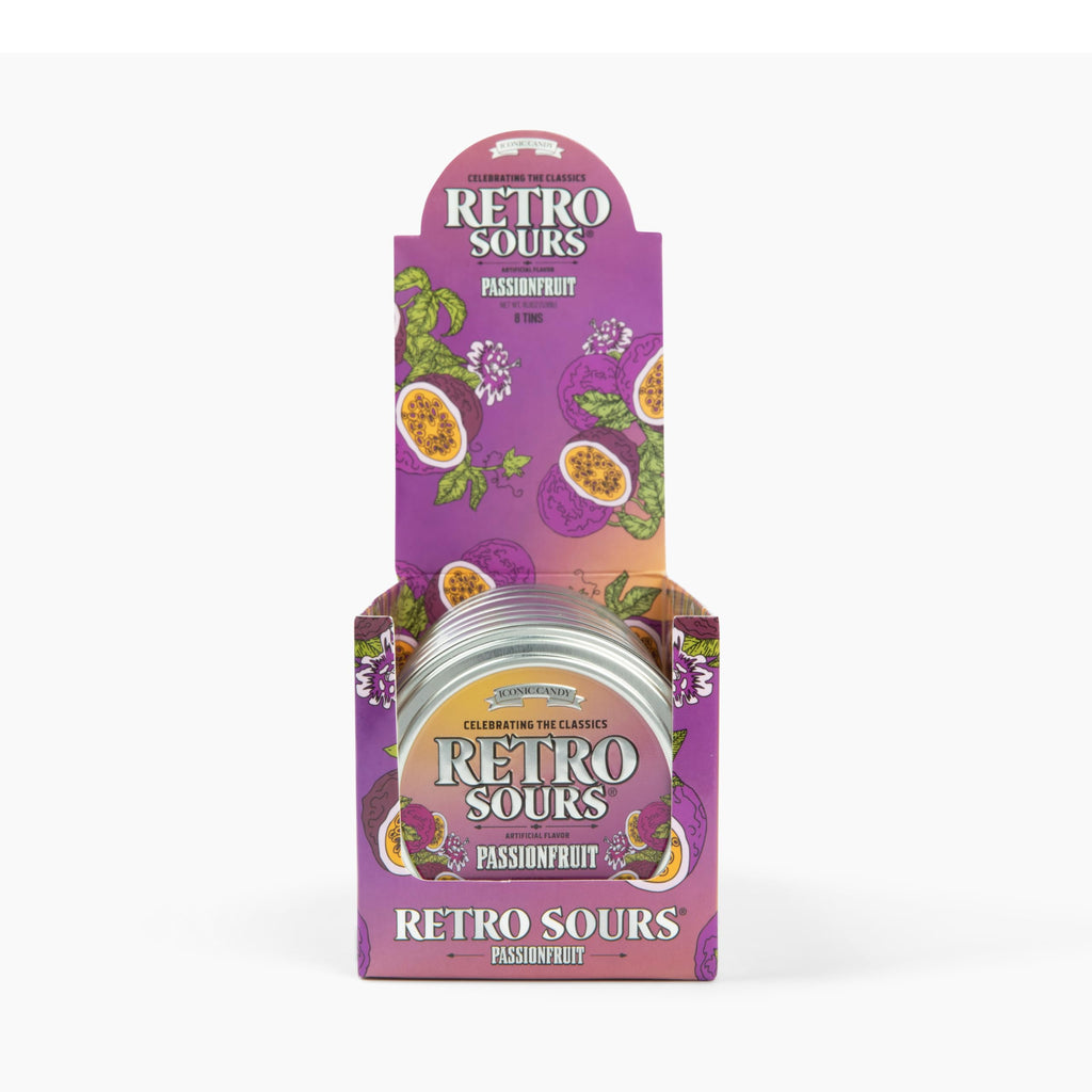 Retro Sours | Hard Tangy Candy | Brought To You By Iconic Candy (1, Red Apple)