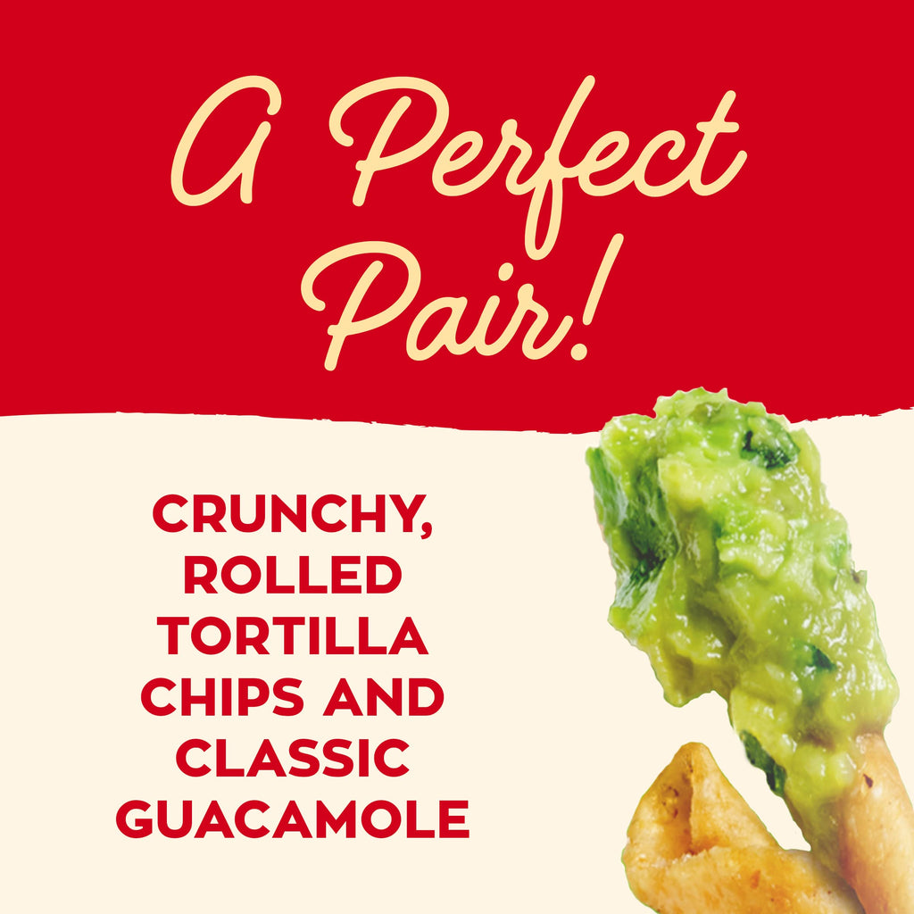 Sabra Snackers Guacamole Dip with Rolled Tortilla Chips, 2.8 Oz - Individual Guacamole Cup for On the Go Snack Packs -Dairy-Free, Kosher & Gluten-Free