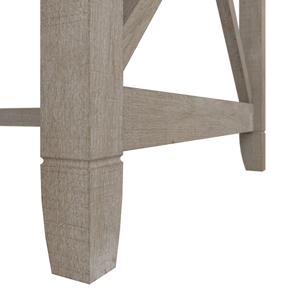 Bush Home Key West 60W Modern Farmhouse L Shaped Desk in Bing Cherry, 60-Inch Corner Computer Table for Home Office Workspace