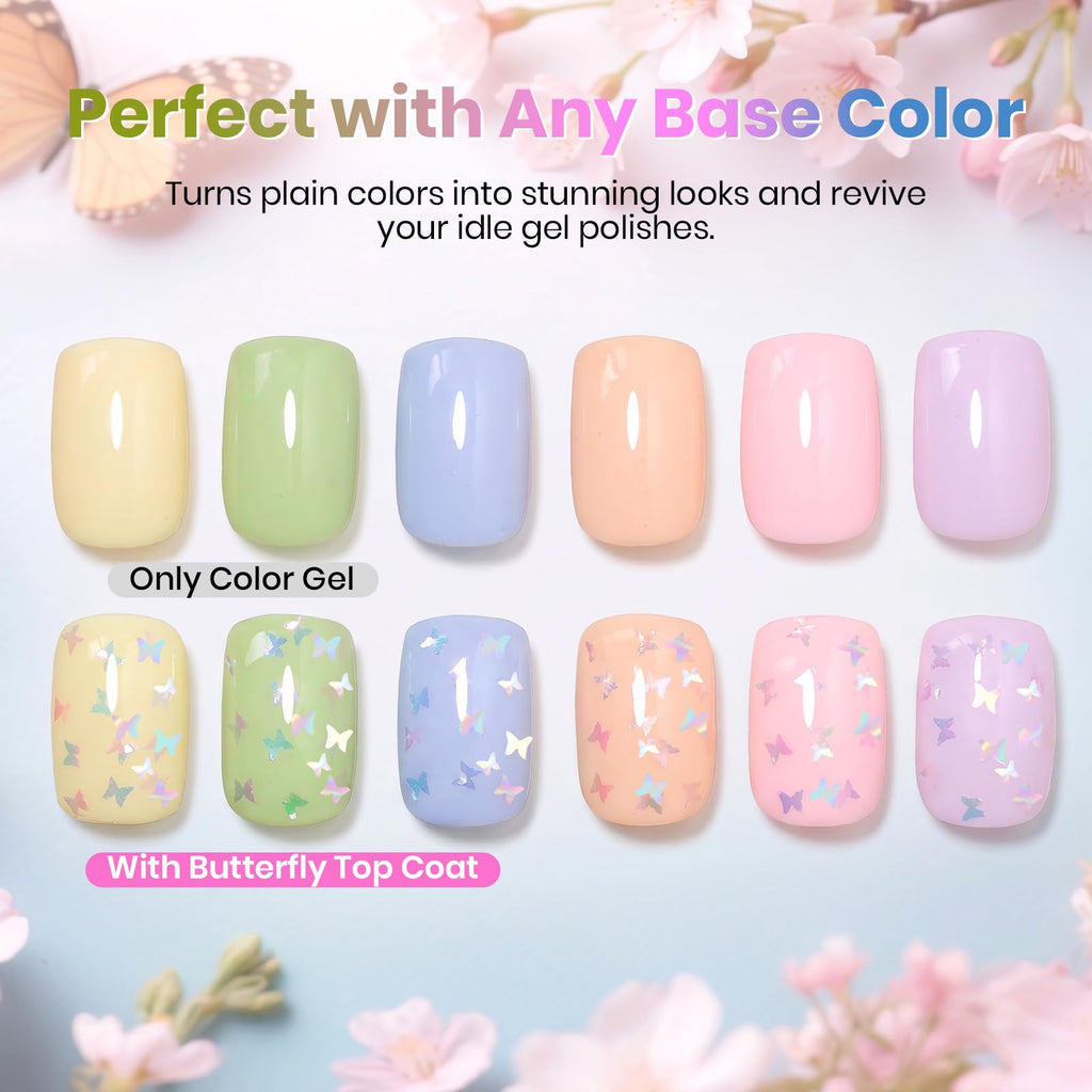 Beetles Heart Gel Top Coat 15ml - Hema Free Glitter Shine No Wipe Top Coat Long-Lasting for Gel Polish, Pink Heart Sparkle Soak Off UV LED Gift for Women