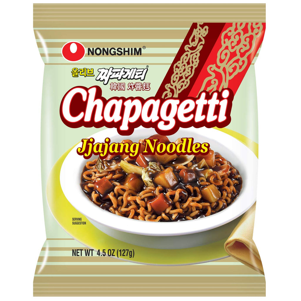 Nongshim Chapagetti Chajang Noodle, 4.5 Ounce (Pack of 4)
