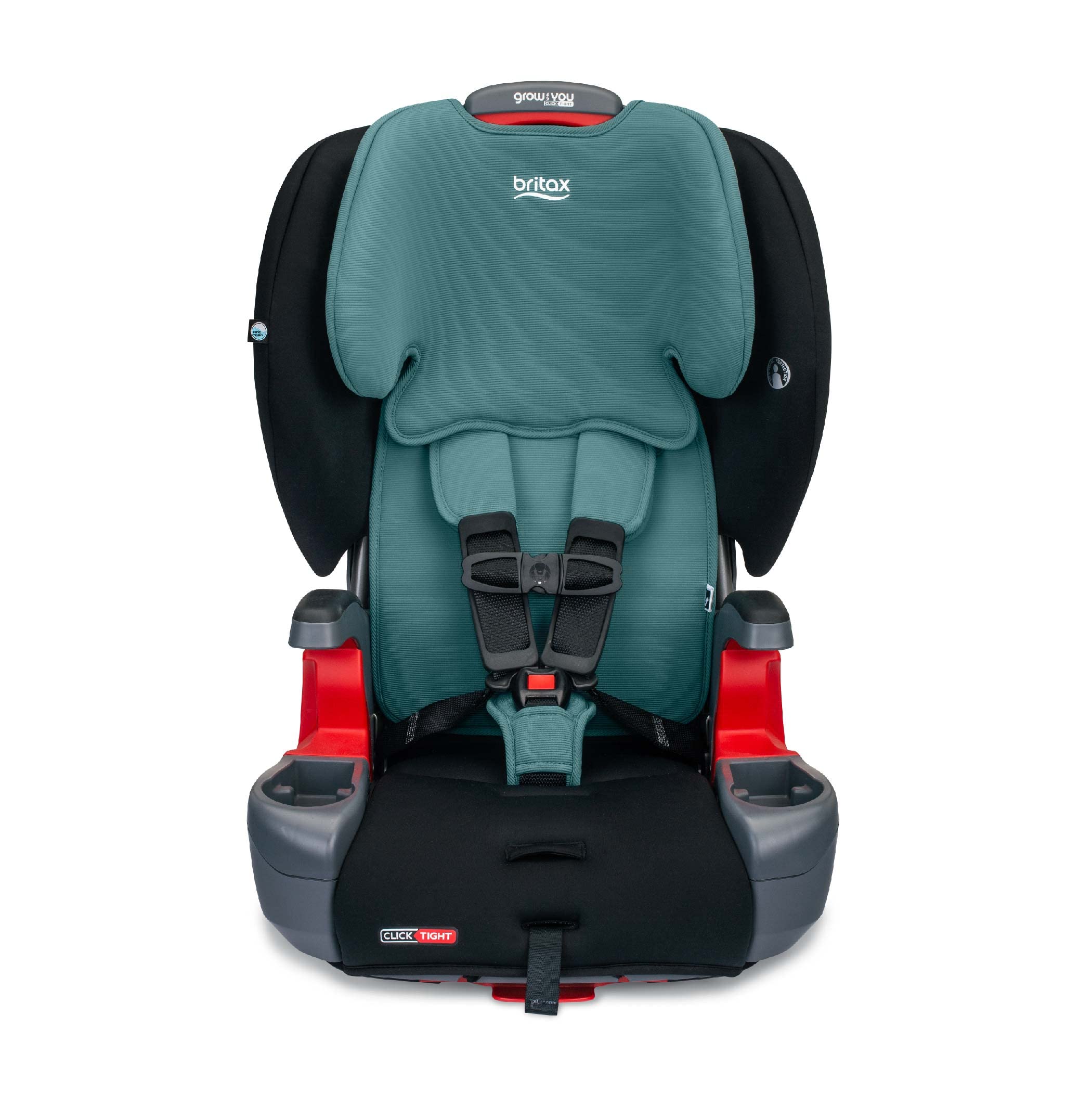 Britax Grow with You ClickTight Harness-2-Booster Car Seat, 2-in-1 High Back Booster, Black Contour