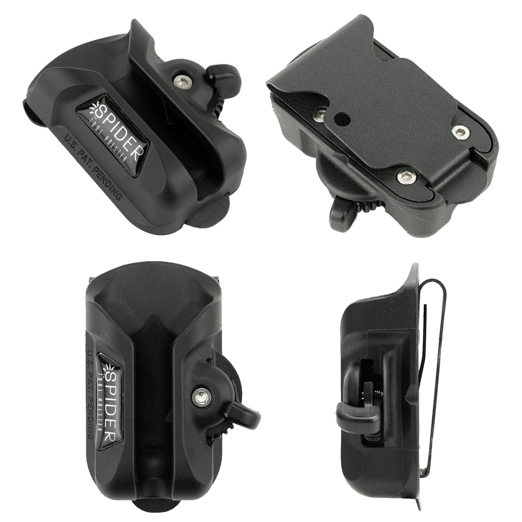 Spider Tool Holster - Improve The Way You Carry Your Power Drill, Driver, Multitool, Pneumatic, Multi-Tool and More on Your Belt - Compatible with All Major Tool Brands