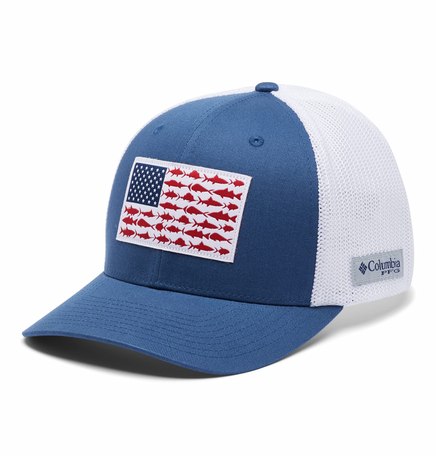 Columbia Unisex Adult PFG Logo Mesh Ball Cap