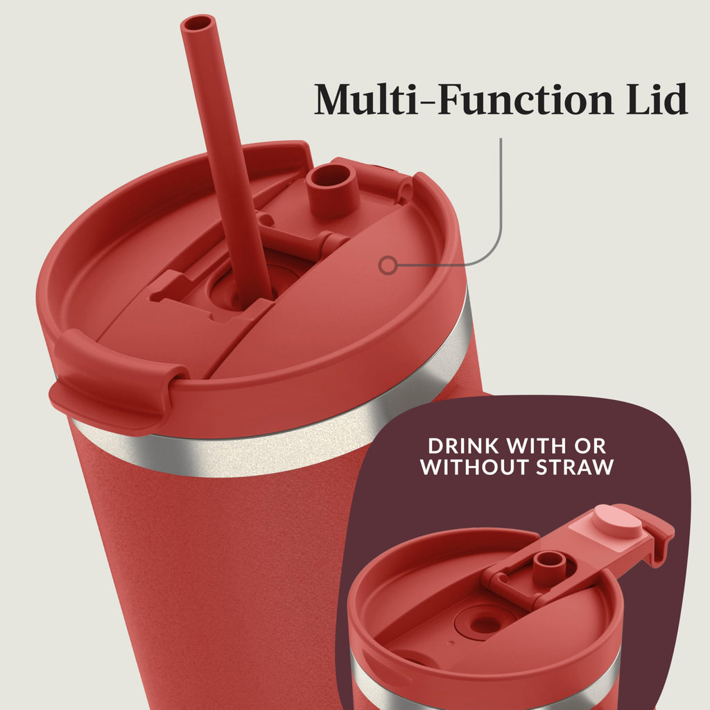 Contigo Streeterville 30oz Tumbler, Stainless Steel Vacuum Insulated, Leak-Proof, Cold for 29 Hours, Fits in cupholders, Licorice