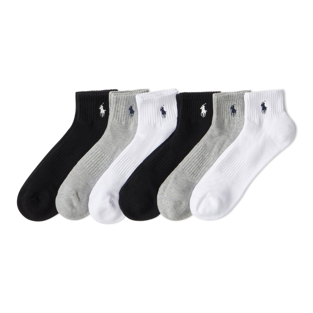 POLO RALPH LAUREN Men's Performance Cotton Quarter Socks