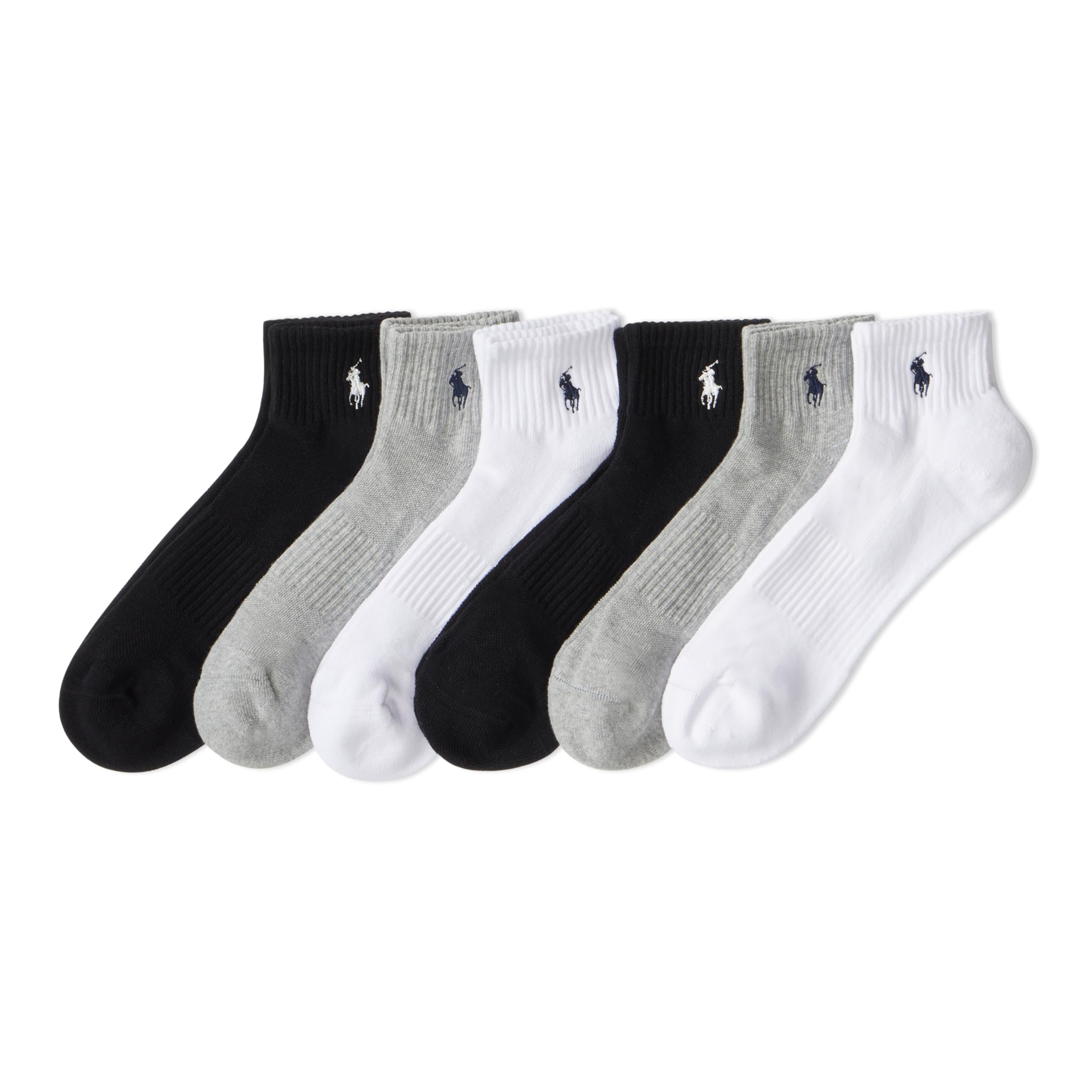 POLO RALPH LAUREN Men's Performance Cotton Quarter Socks