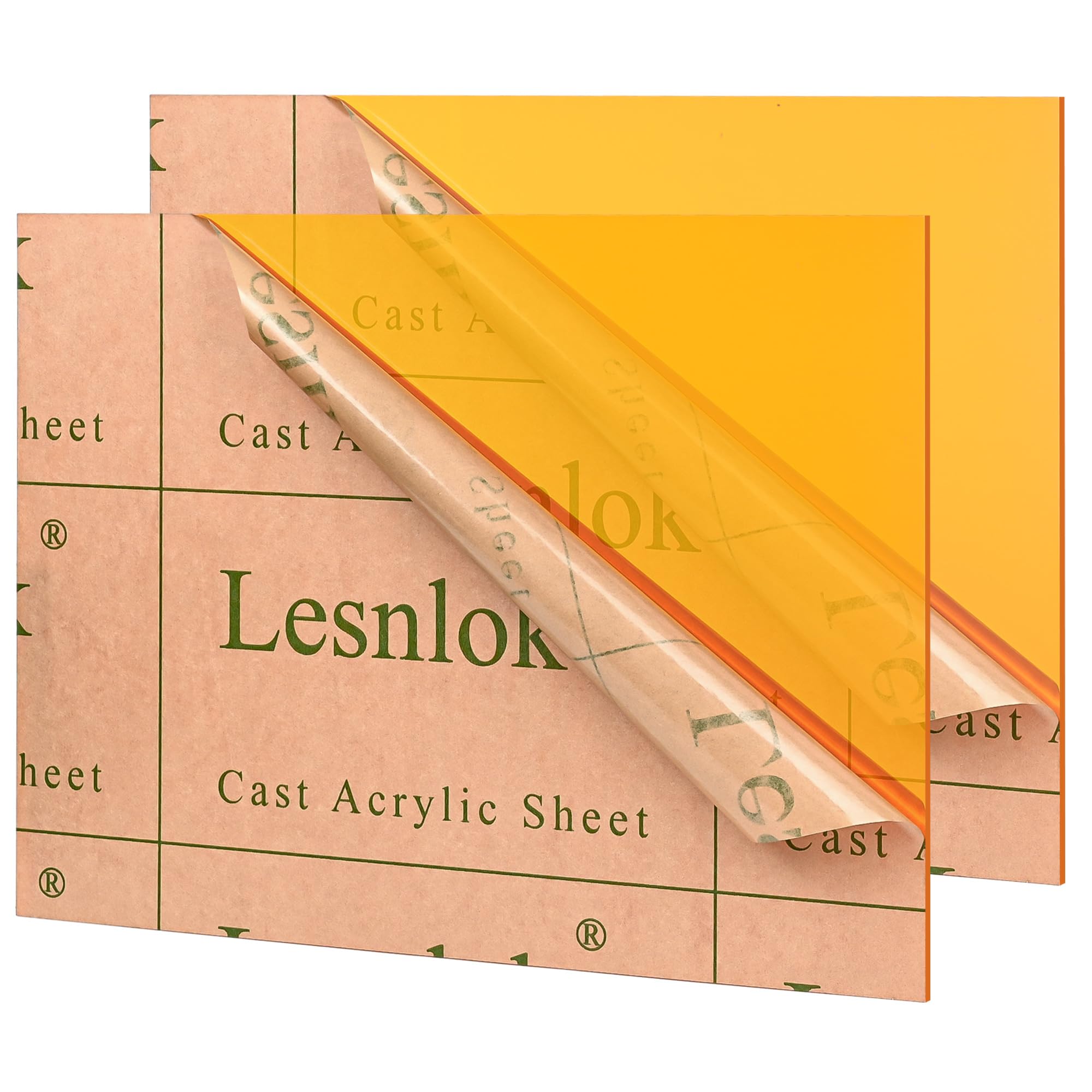 Lesnlok Blue Acrylic Sheets 1/8 inch Thick 3mm 6 Pack 3 x 5 Clear Plexiglass Sheets,for Sign,Craft,Painting,Laser Cutting,DIY Display Projects… (3"x 5", Blue, 6)