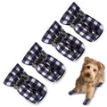 Dog Shoes for Hot Pavement, Summer Dog Boots & Paw Protector, Anti-Slip Sole Dog Booties with Reflective Straps Dog for Small Medium Dogs 4PCS (A-Pink, Size 3: 1.37"(Width))