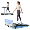 TOPUTURE Walking Pad with Incline, 2 in 1 Treadmills for Home & Office, Under Desk Treadmill, 2.5HP Portable Compact Treadmill with Remote Control, APP & LED Display, Installation-Free