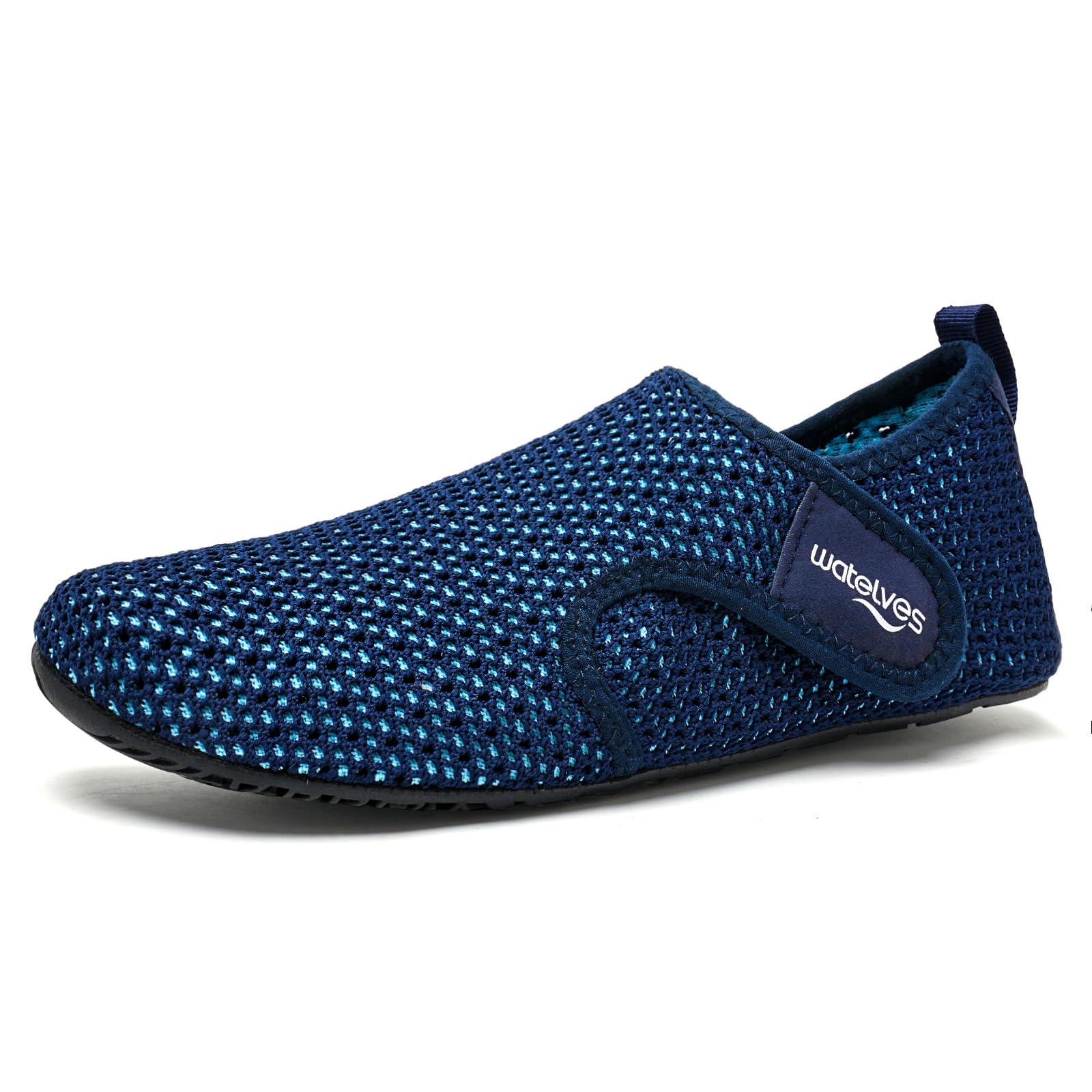 WateLves Water Shoes for Women Men Swim Beach Aqua Socks Quick Dry Barefoot House Slippers Travel Shoes with Adjustable Magic Tape for Pool Diving Boating Yoga Surf