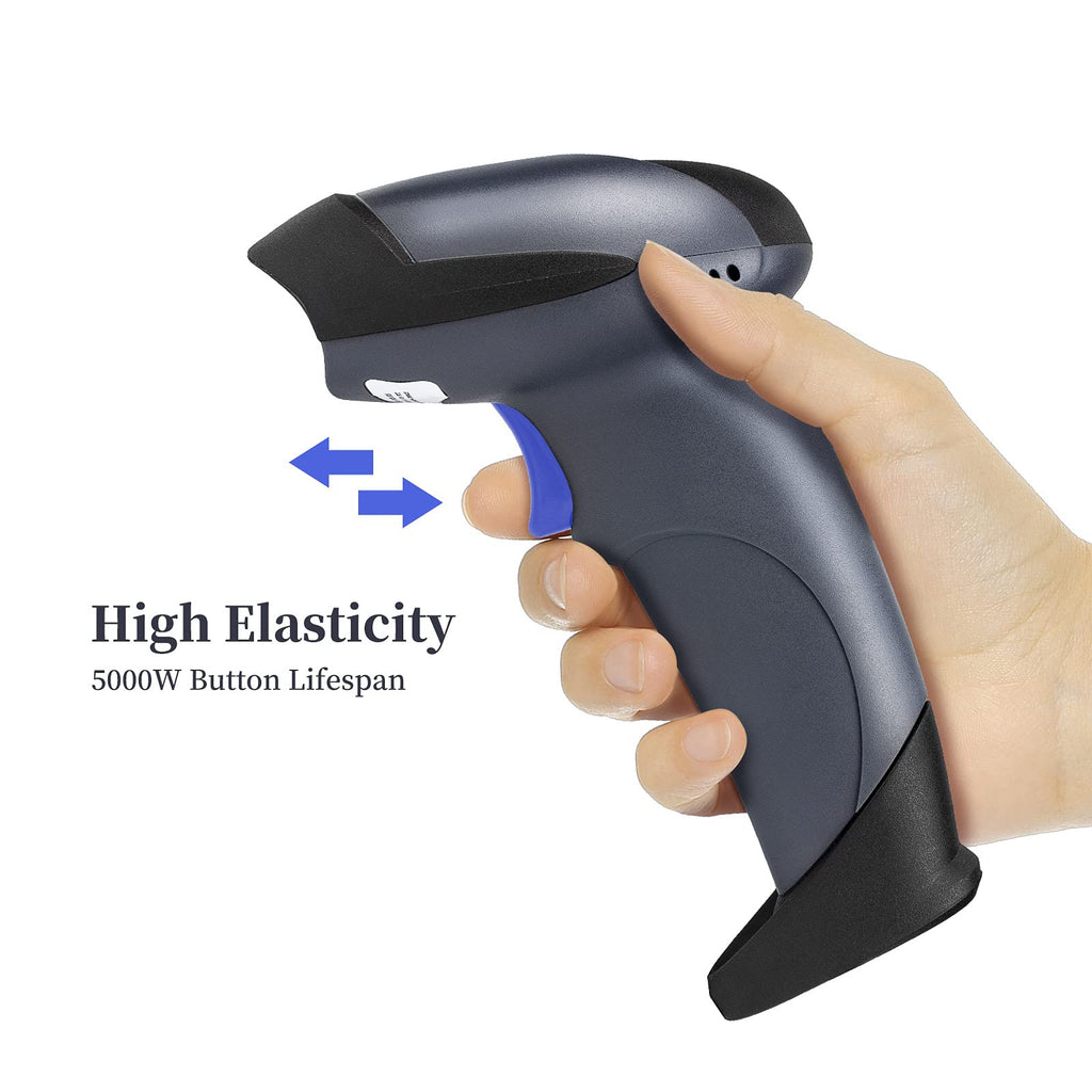 NETUM USB Laser Barcode Scanner, Handheld 1D Wired Bar Code Scanner Scanning UPC EAN Reader Gun Retails for Supermarket, Convenience Store, Warehouse - NT-M1