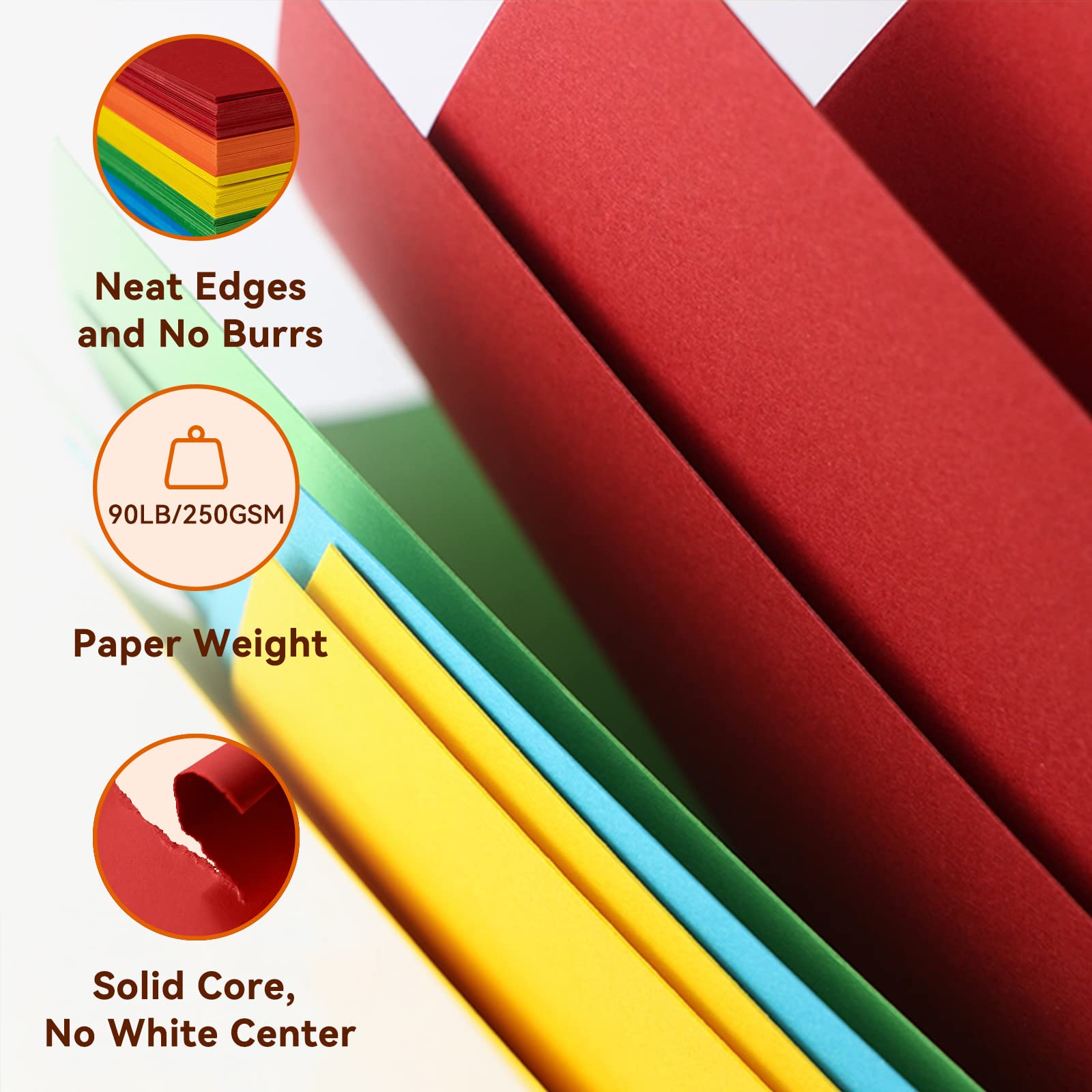 Black Cardstock 50 sheets, 12” x 12” Cardstock Paper Bulk Construction Paper,250GSM Card Stock Printer Paper Scrapbooking Supplies for Diy Crafts Cricut Card Making (Black)