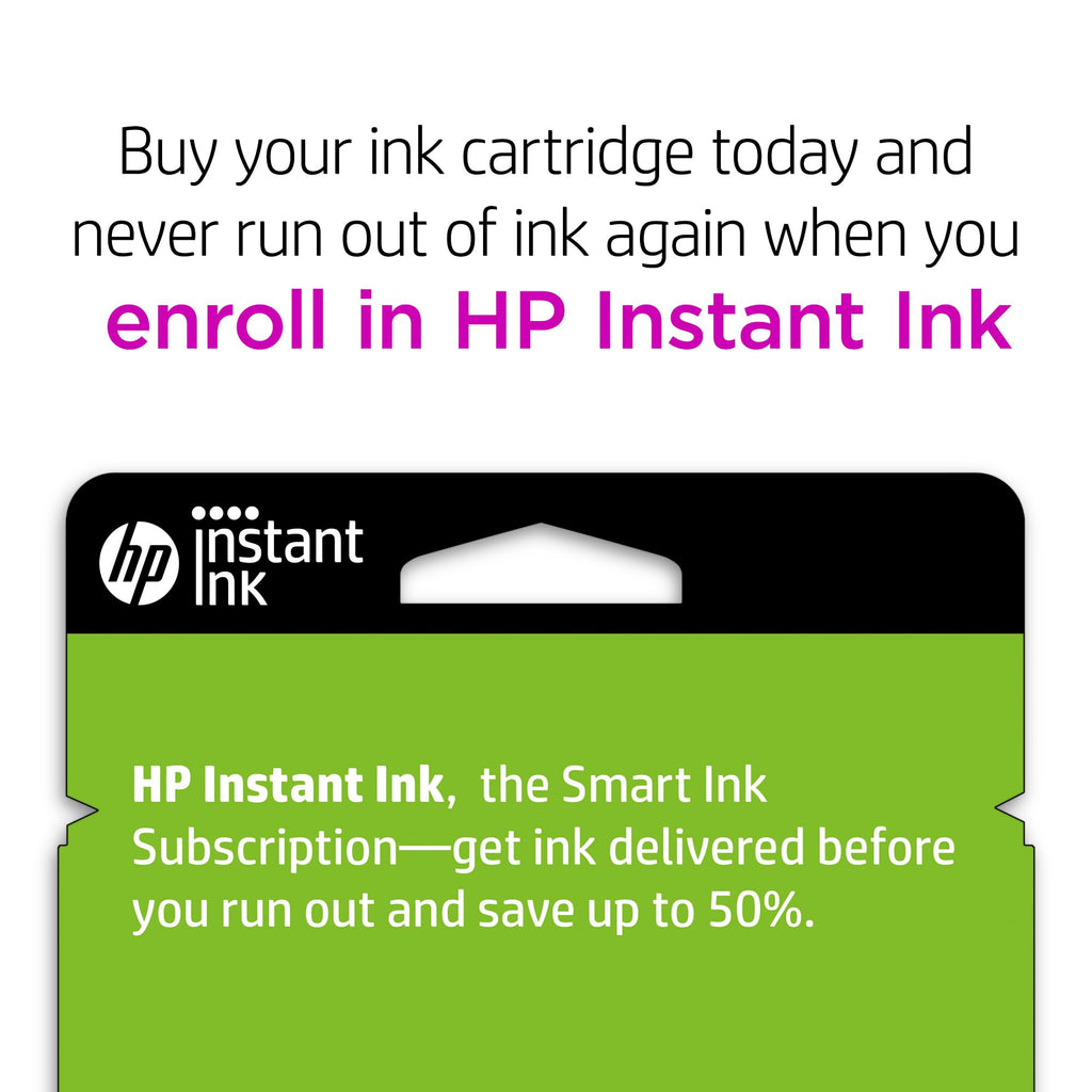 HP 65XL Tri-Color High-Yield Ink Cartridge | Works with AMP 100, DeskJet 2600, 3700; Envy 5000 | Eligible for Instant Ink | N9K03AN
