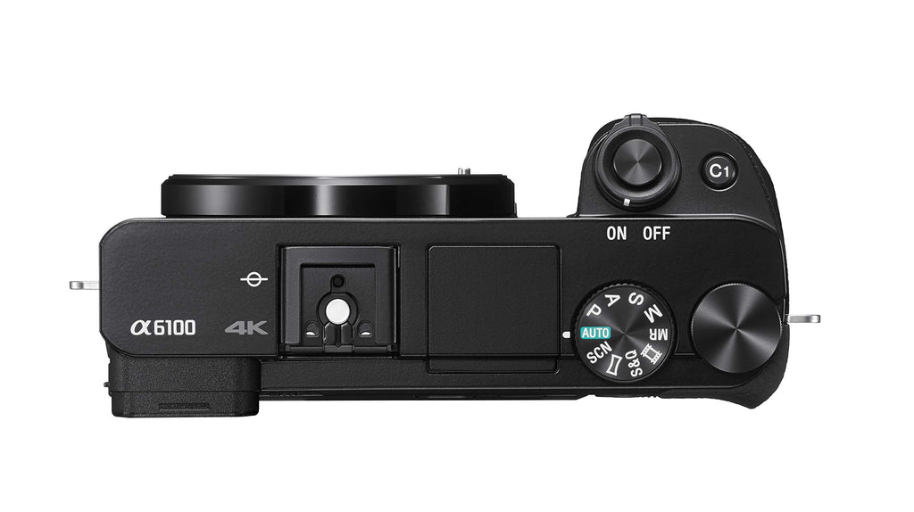 Sony ILCE6100KB Alpha 6100 Mirrorless 4K Video Camera with E PZ 16-50mm Lens - Black