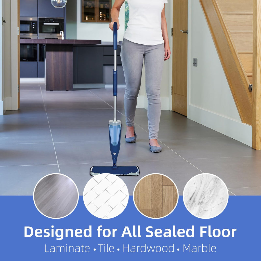 3 Pack Deep Clean Pads for Bona Family of Mops | Washable & Reusable Microfiber Cleaning Pad for Hardwood and Multi-Surface