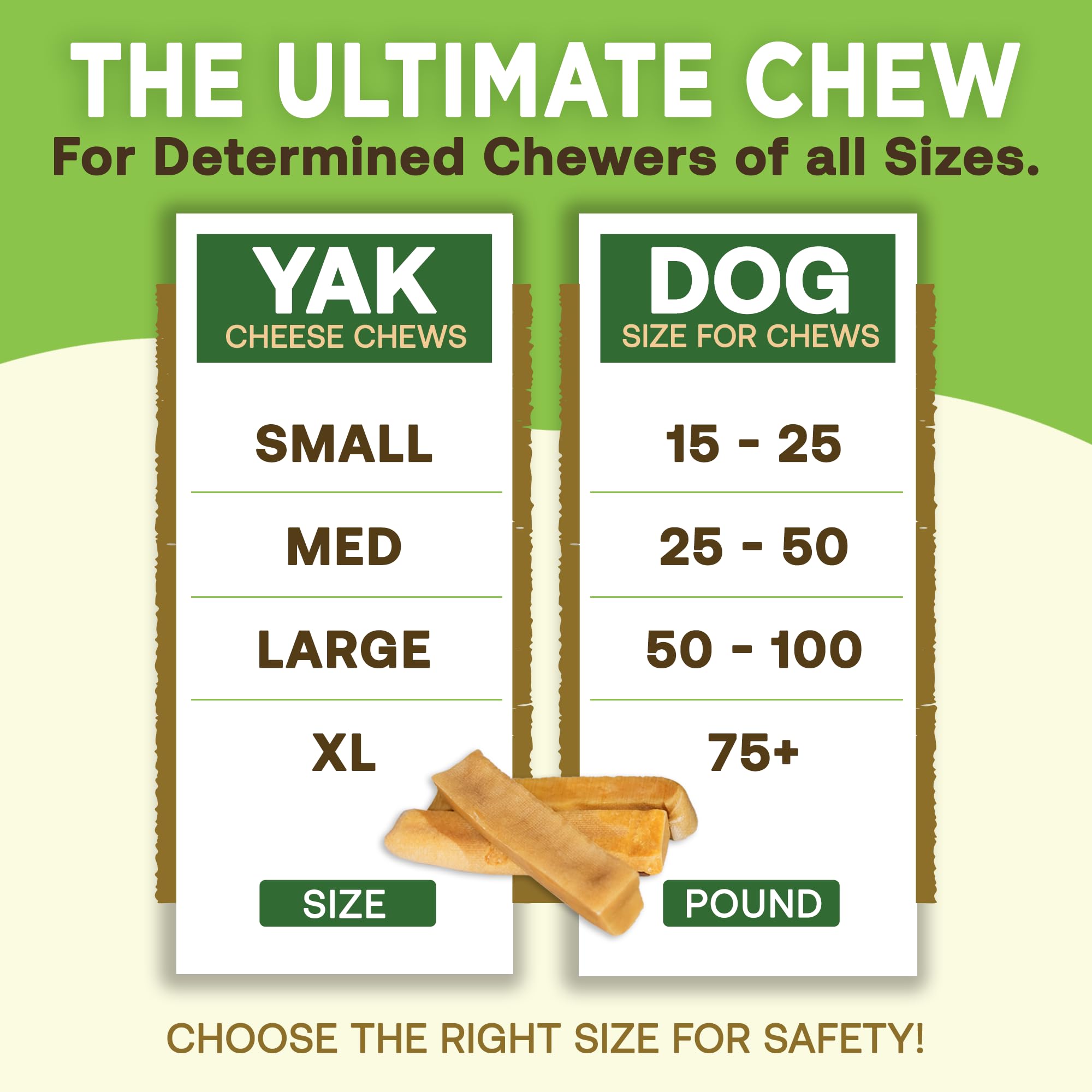 EcoKind Yak Cheese Himalayan Dog Chews, Yak Chews for Small Dogs, Long Lasting Bone for Aggressive Chewers, Only 3 Ingredients, Natural High Protein Treat, No Additives, Lactose Free, Small - 16 Chews