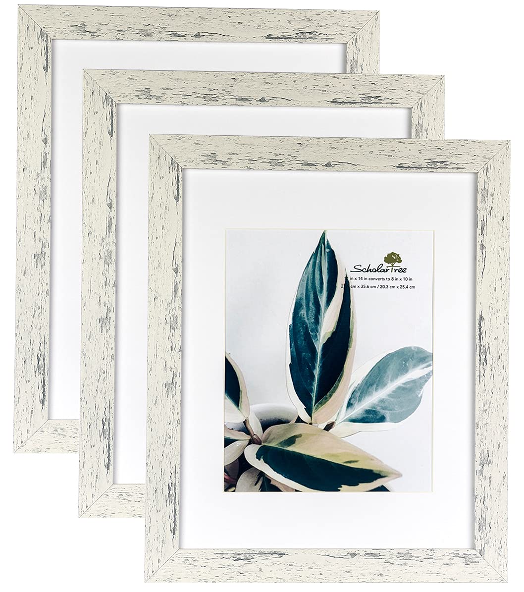 5x7 Picture Frame Gold, Display 5x7 without Mat or 4x6 with Mat, Wall Gallery Photo Frames