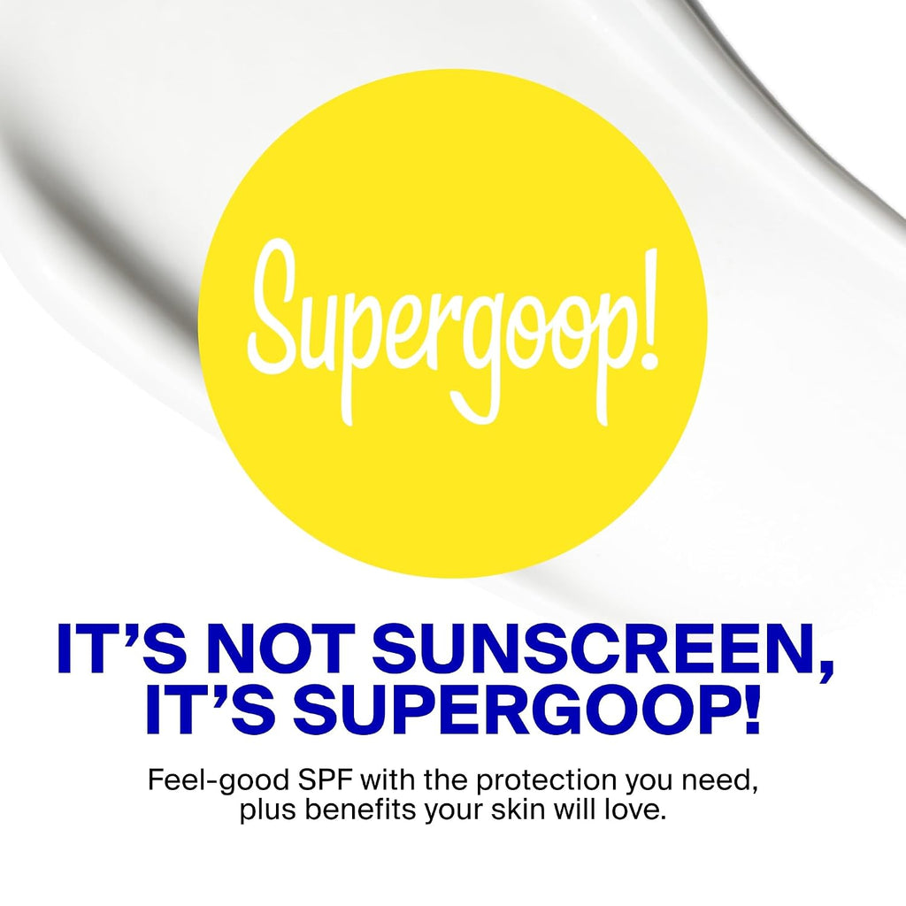 Supergoop! Unseen Sunscreen - SPF 50 - Clear & Invisible Face Sunscreen + Broad Spectrum + Makeup-Gripping Primer - Weightless, Scentless, Oil Free - For All Skin Types & Tones - 2.5 fl oz, 2 Pack
