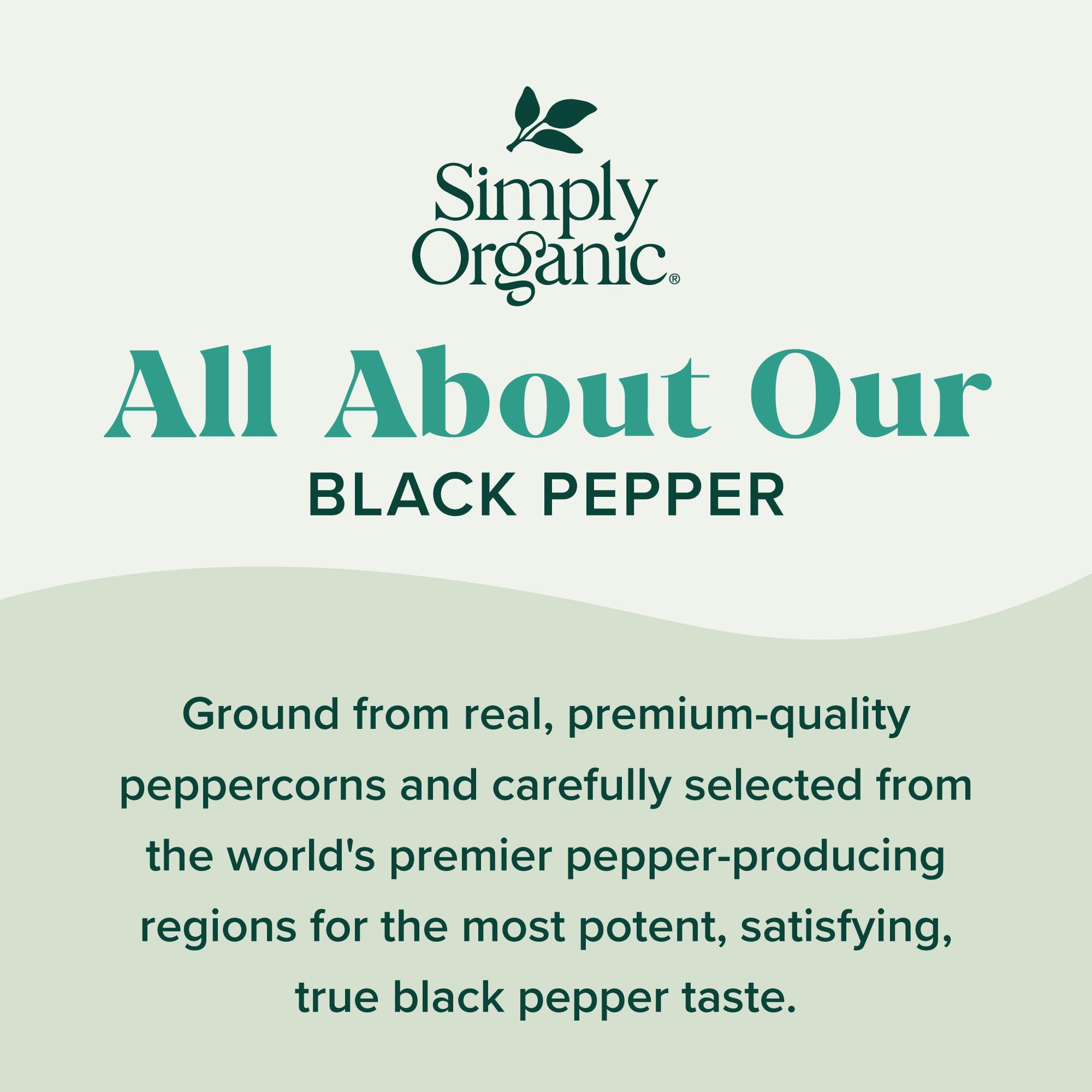 Simply Organic, Pepper Black Organic, 2.31 Ounce