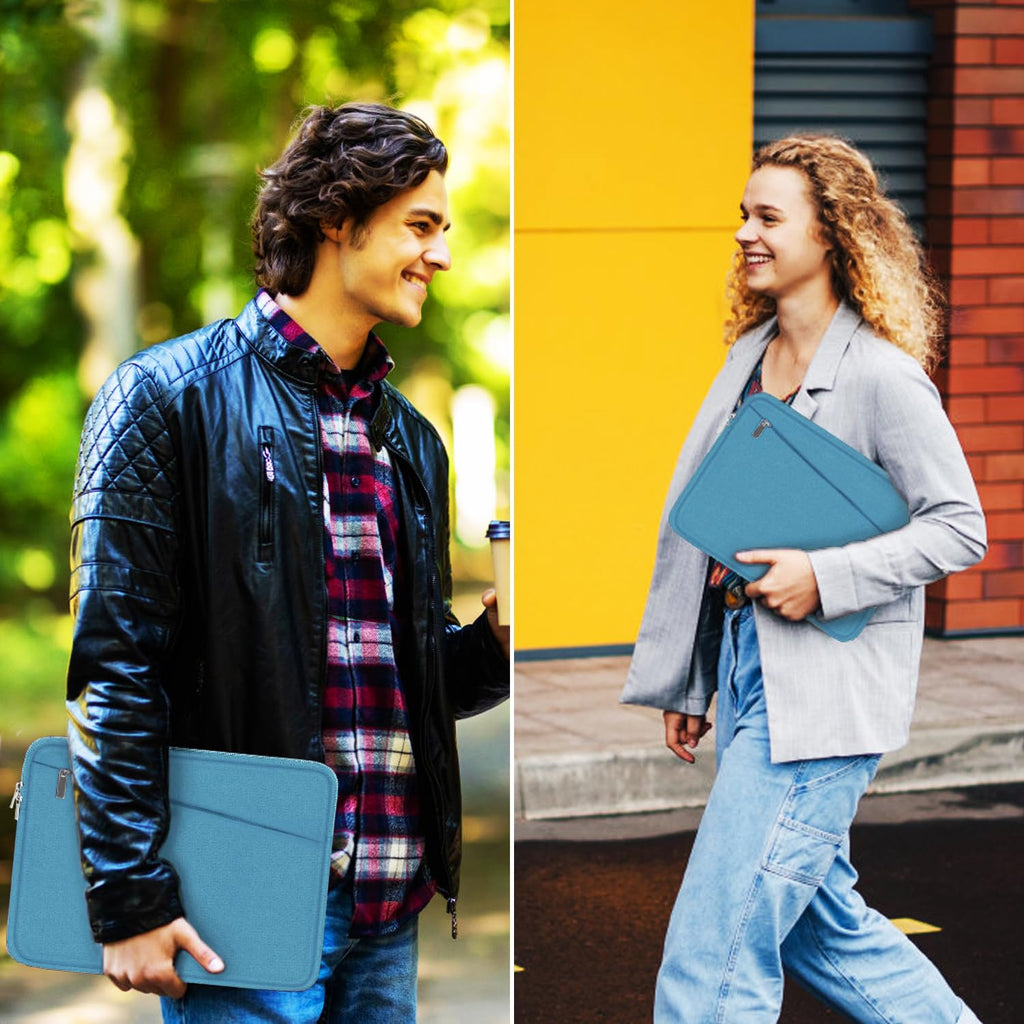 Laptop Sleeve Case 13.3 Inch, Durable 14 Inch Laptop Case Computer Carrying Bag Protective Cover Compatible with 13 14 inch MacBook Pro, MacBook Air, Dell, HP, Lenovo, Notebook, Computer, Black