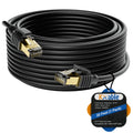 Kxable Cat 7 Ethernet Cable 1 Feet, Cat7 High Speed Internet Cord, CAT7 RJ45 LAN Network Cable, Triple Shielding SFTP 10Gbps 600Mhz Patch Cable, Compatible with CAT6A CAT6 CAT5E CAT5 Cable
