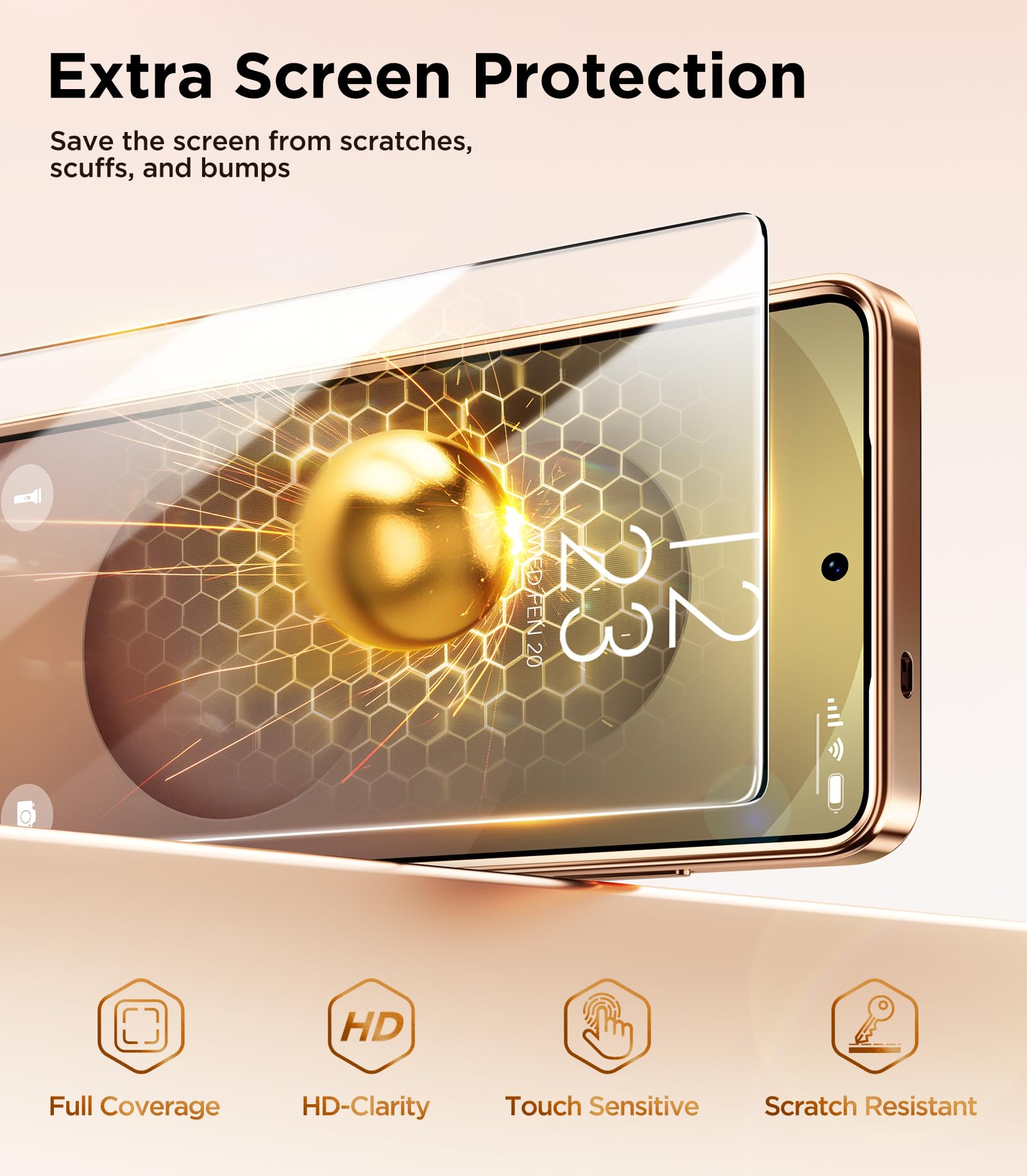 Magnetic Case Compatible with Samsung Galaxy S25 Ultra,Compatible with MagSafe,[Full Camera Protection][Screen Protector] Shockproof Plating Clear Phone Cover for Galaxy S25 Ultra(Black/Clear)