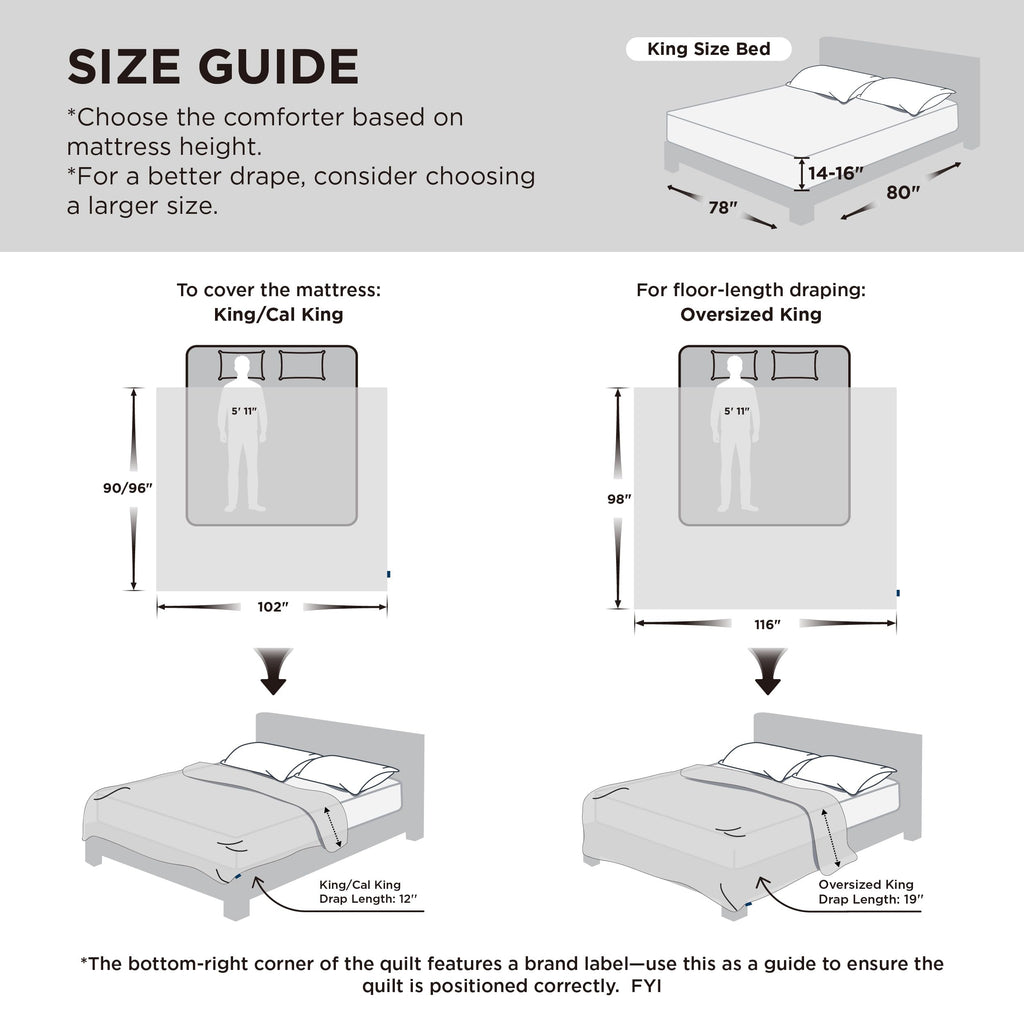 Bedsure Cooling Comforter King Size - Cooling Blankets for Hot Sleepers, Lightweight Comforter for Summer with Dual-Sided Cool Tech, Soft Breathable Cold Blanket for Sleeping, Grey, 102x90 Inches