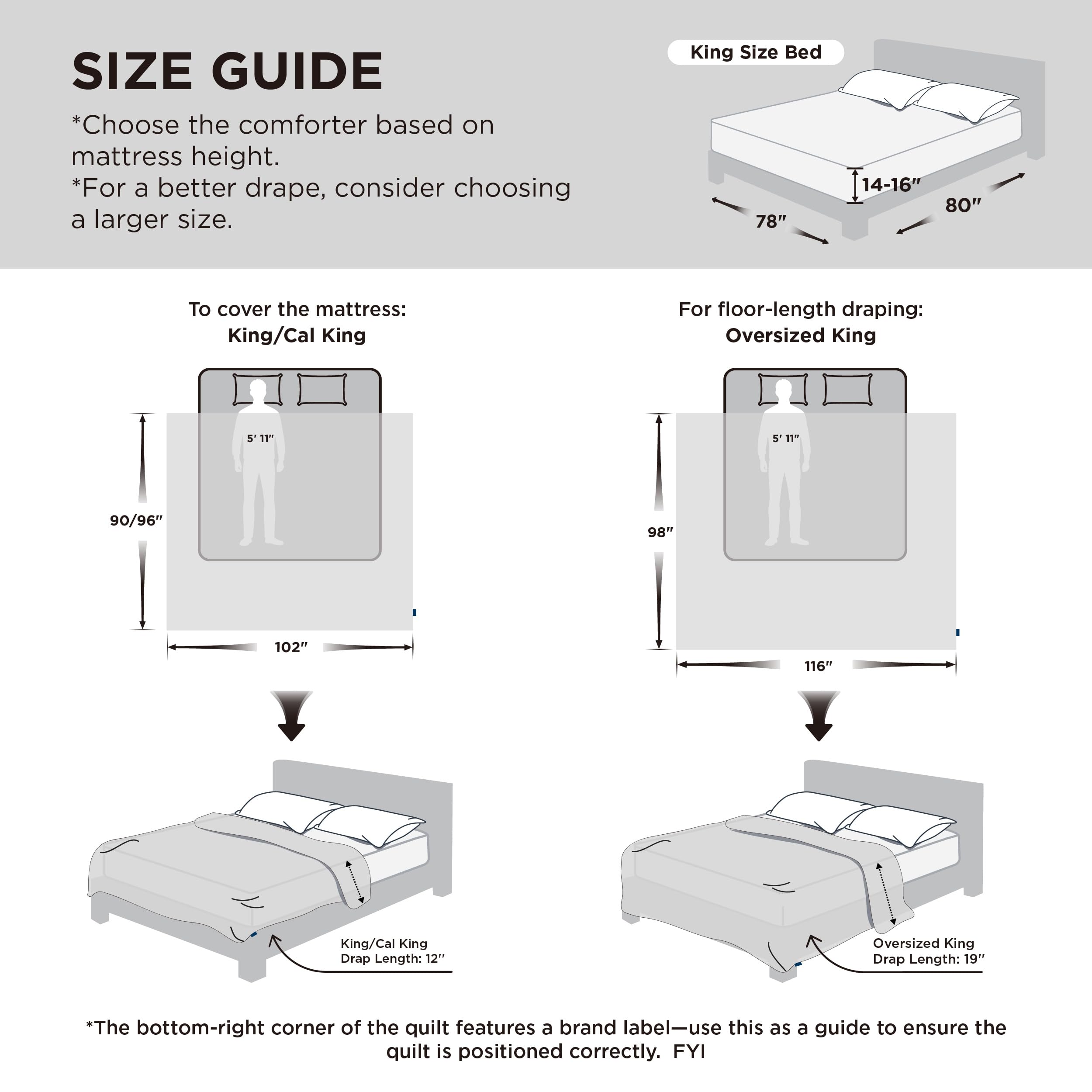 Bedsure Cooling Comforter King Size - Cooling Blankets for Hot Sleepers, Lightweight Comforter for Summer with Dual-Sided Cool Tech, Soft Breathable Cold Blanket for Sleeping, Grey, 102x90 Inches