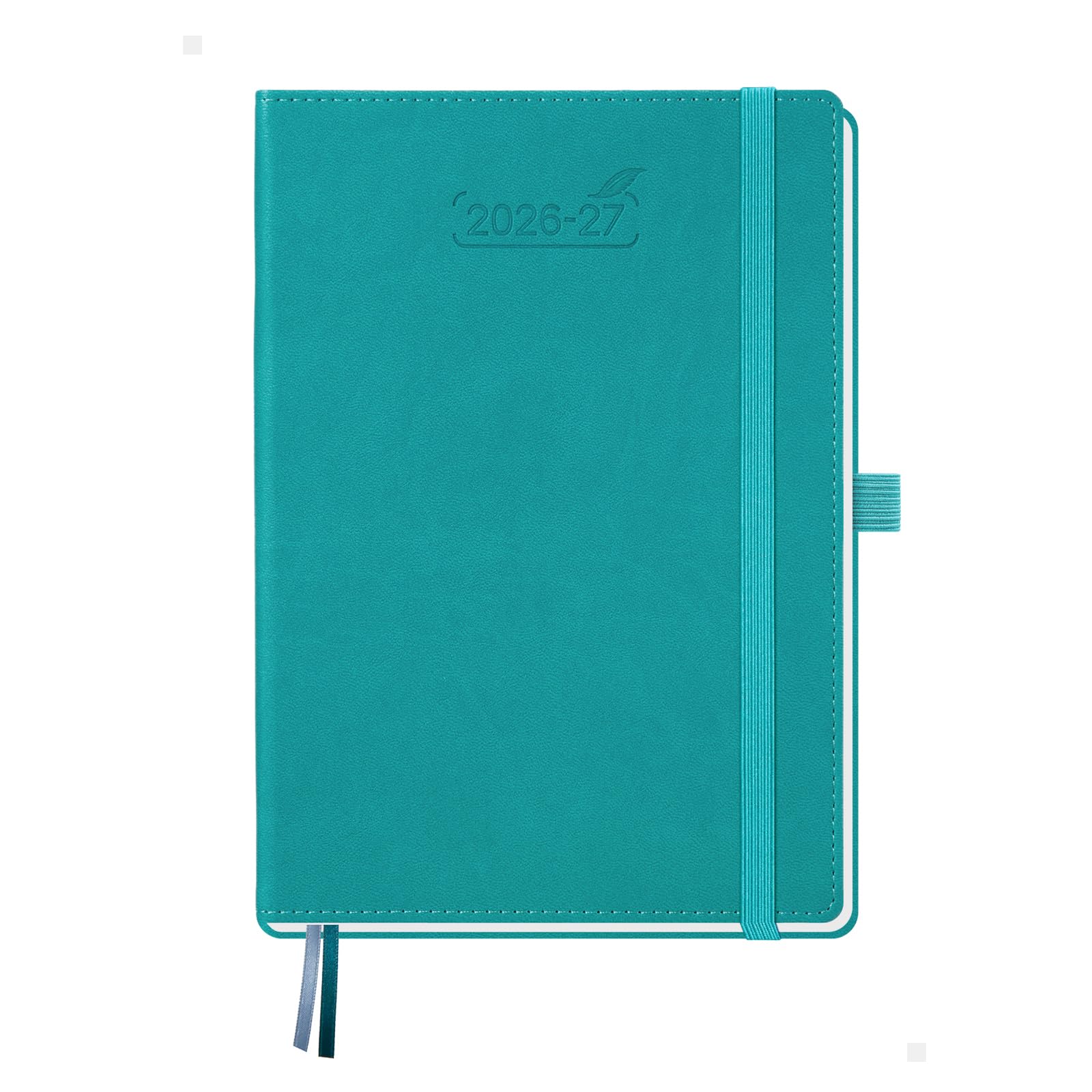 BEZEND Pocket Planner 2026-2027 Weekly and Monthly (3.5" x 6") 18 Months Small Academic Calendar (Jul 26-Dec 27) Ideal for Students, Work & Home, Storage Pocket, PU Leather Hardcover -Black