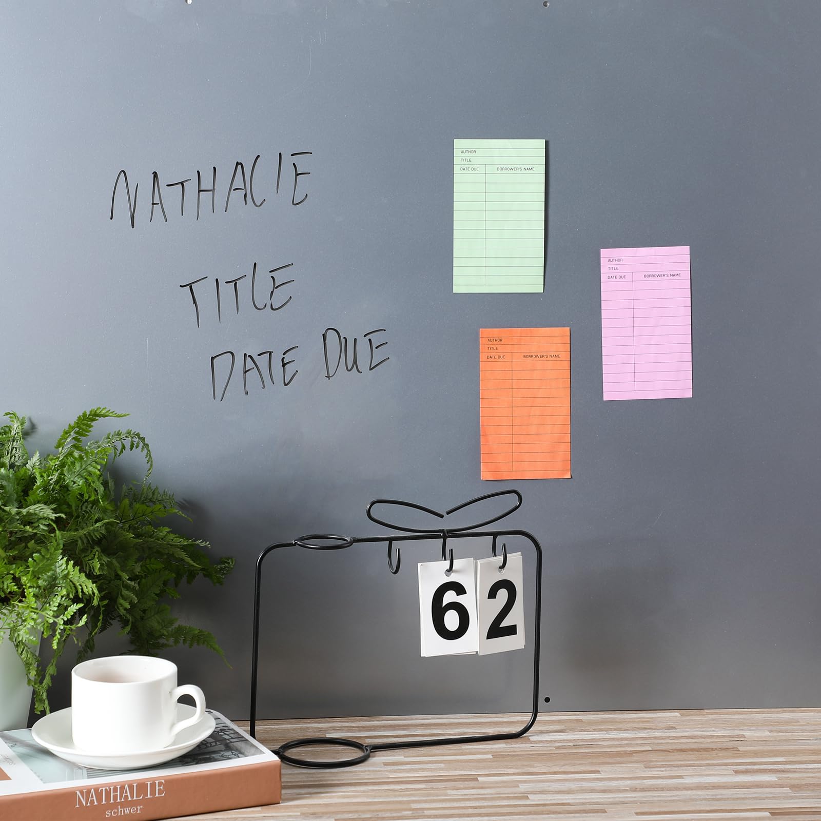 Ireer Magnetic Board Steel Magnet Bulletin Boards for Walls to Display Magnetic Notes Photos for Home Office Classroom, Pre Drilled with Screws and Dry Wet Erase Feature(Black,24 x 48 Inch)