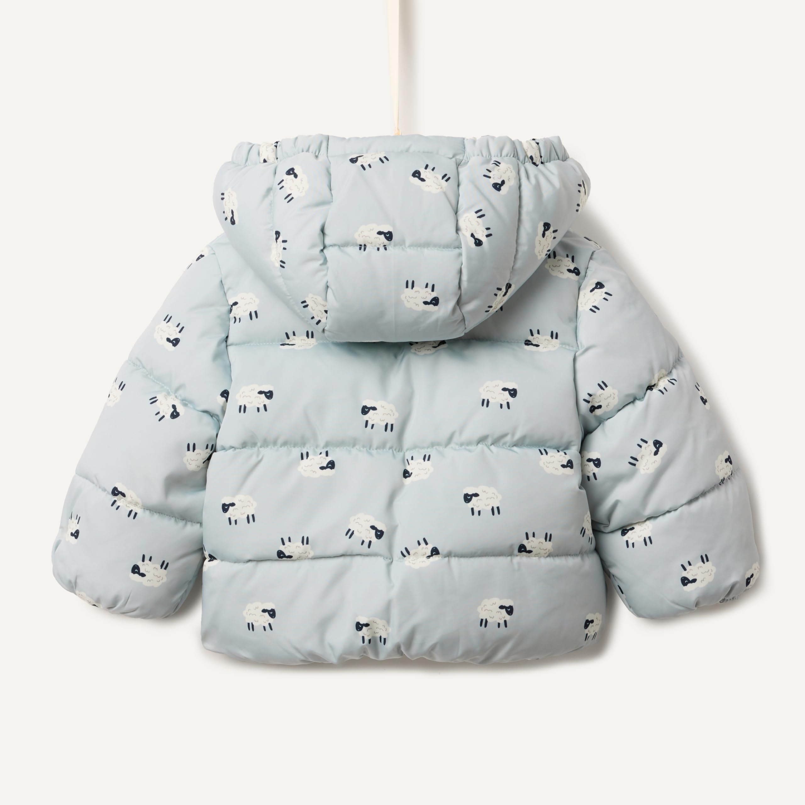 Amazon Essentials x Sofia Grainge Babies, Toddlers, and Boys' Water-Resistant Hooded Puffer Jacket