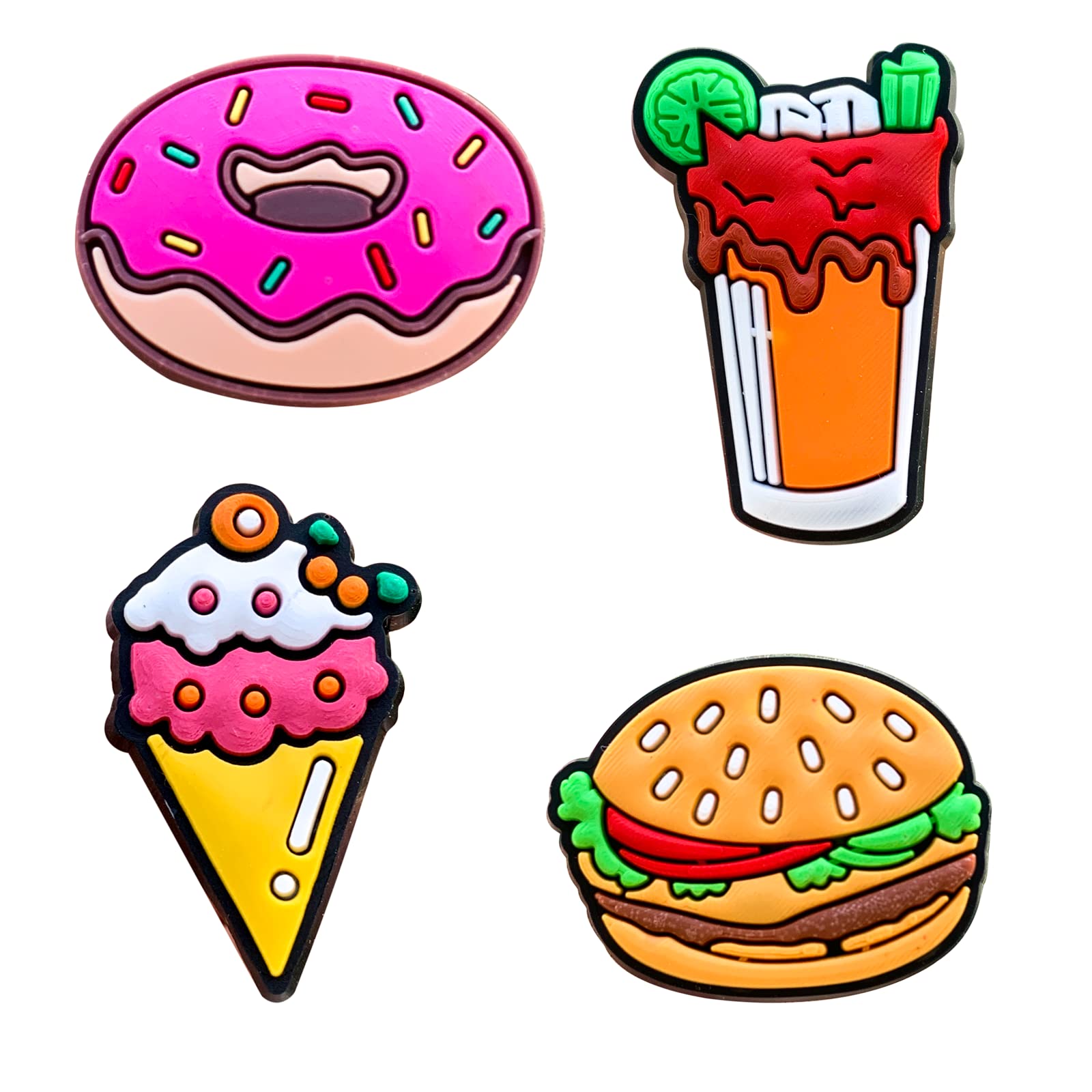 30,50,100Pcs Random Shoe Charms for Clog Decoration, Cute Cartoon Charms Accessories for Gift