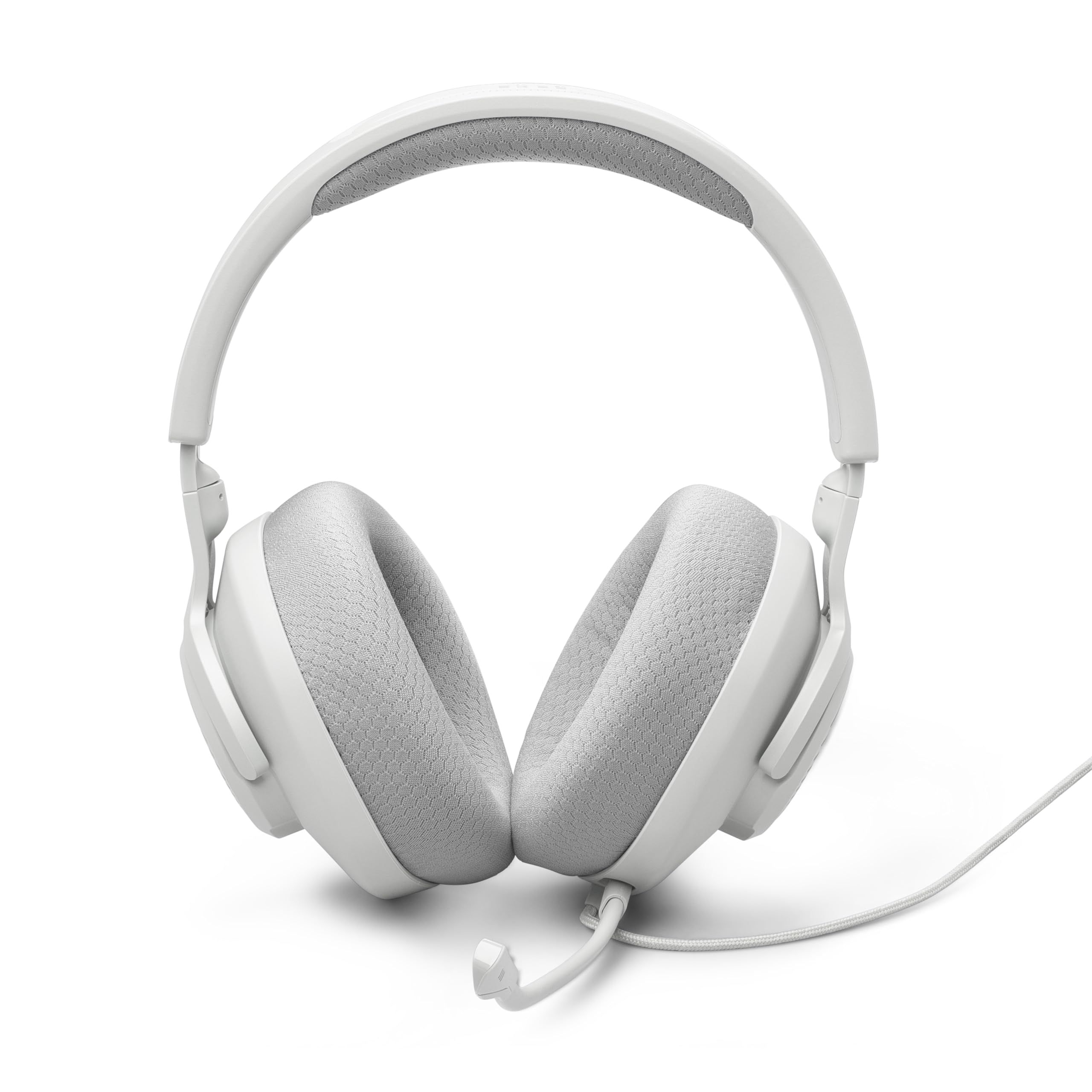JBL Quantum 100M2 - Wired Over-Ear Gaming Headset with omnidirectional, Detachable mic with Mute Option and Fabric-Covered Memory Foam Ear Cushions, Compatible with All Platforms (Black)