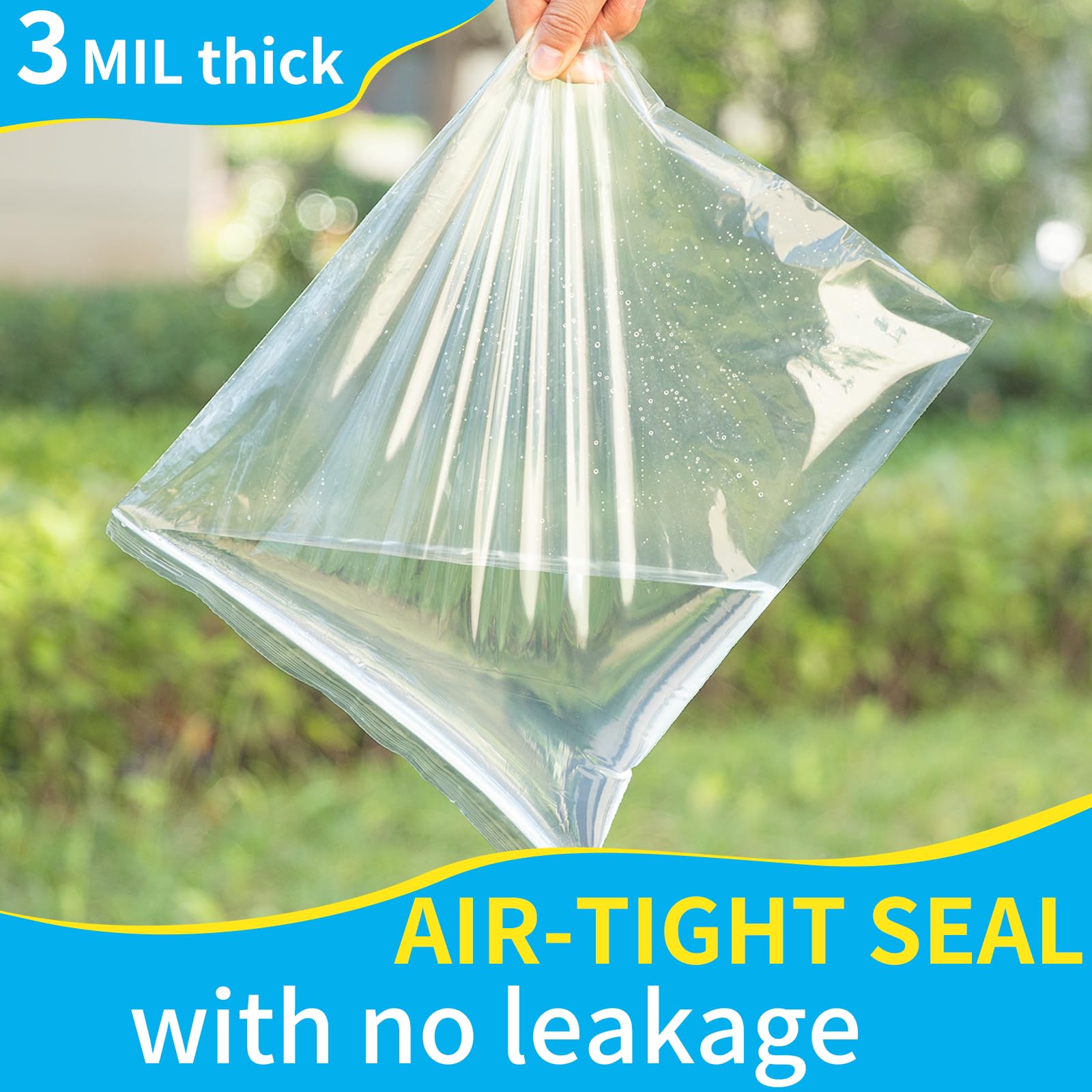1200pcs 1.5" x 1.5" 2 Mil Clear Plastic Zip Bags, Bulk Jewelry Bag, Poly Bags with Resealable Zip Top for Pills, Meds, Jewelry, Travel, Storage, Packaging, Shipping