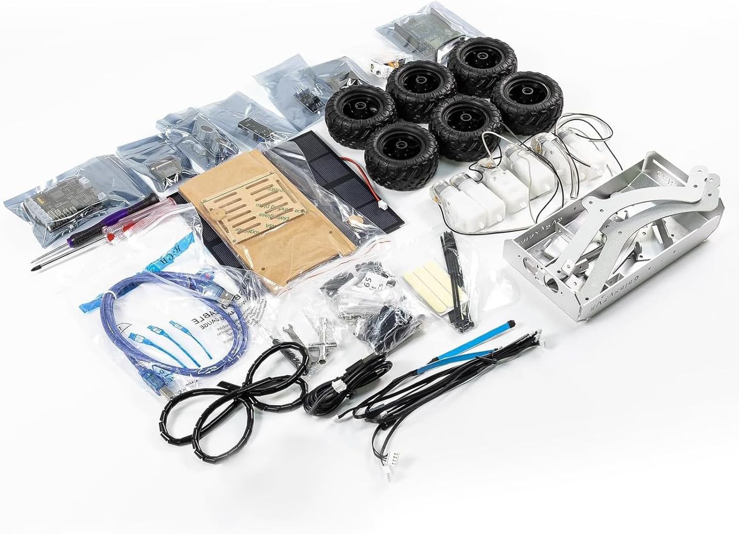 SunFounder GalaxyRVR Mars Rover STEM Kit for Arduino, Compatible with Uno R3, Rocker-Bogie Suspension,Scratch,C,Camera, FPV, for Students, Educators, Engineers