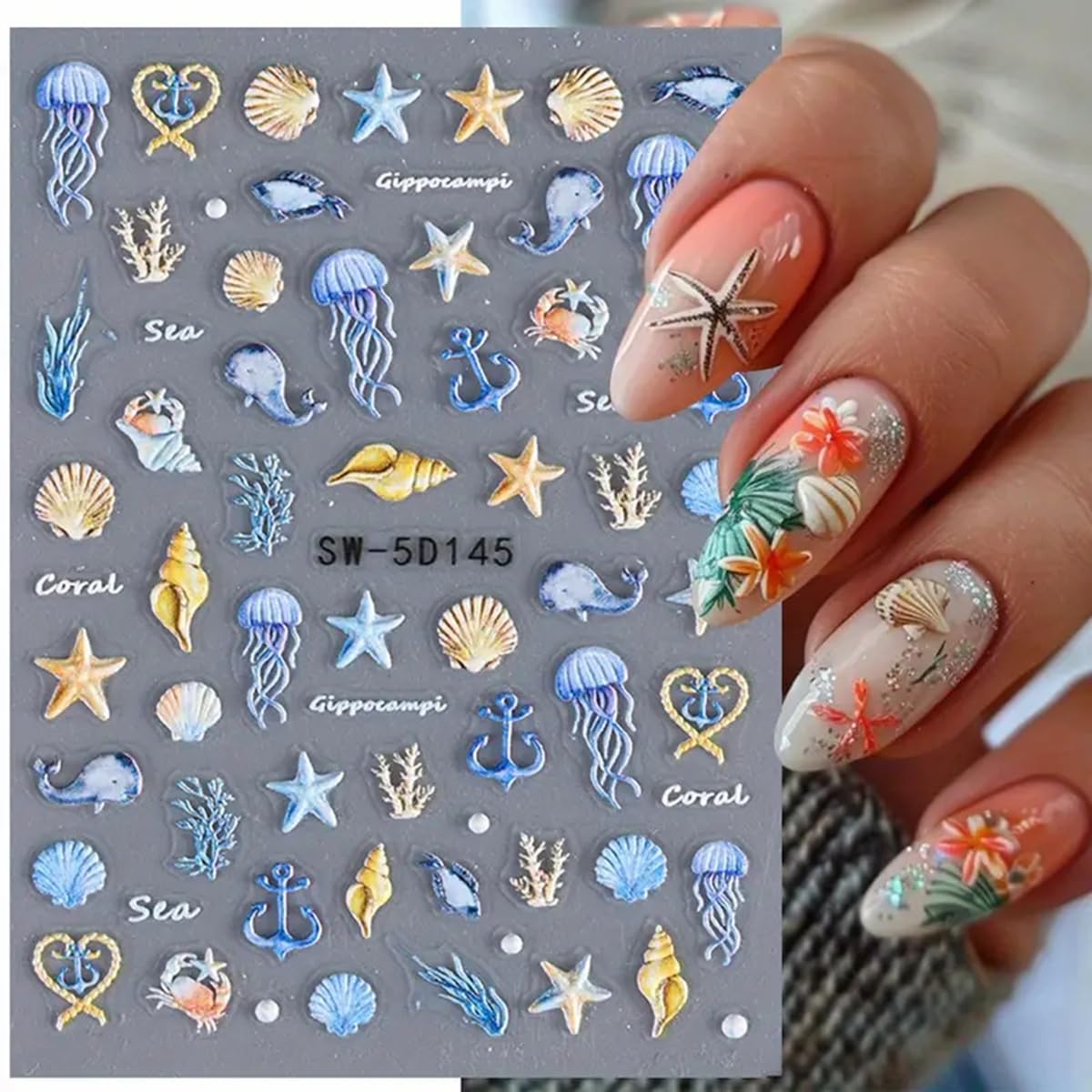 Christmas Nail Art Stickers Decals 5D Embossed Santa Claus Xmas Tree Nail Decals with Crystal 1PCS Cute Bear Bow Candy Cane Snowflake Christmas Nails Adhesive Stickers for Holiday Manicure Decorations