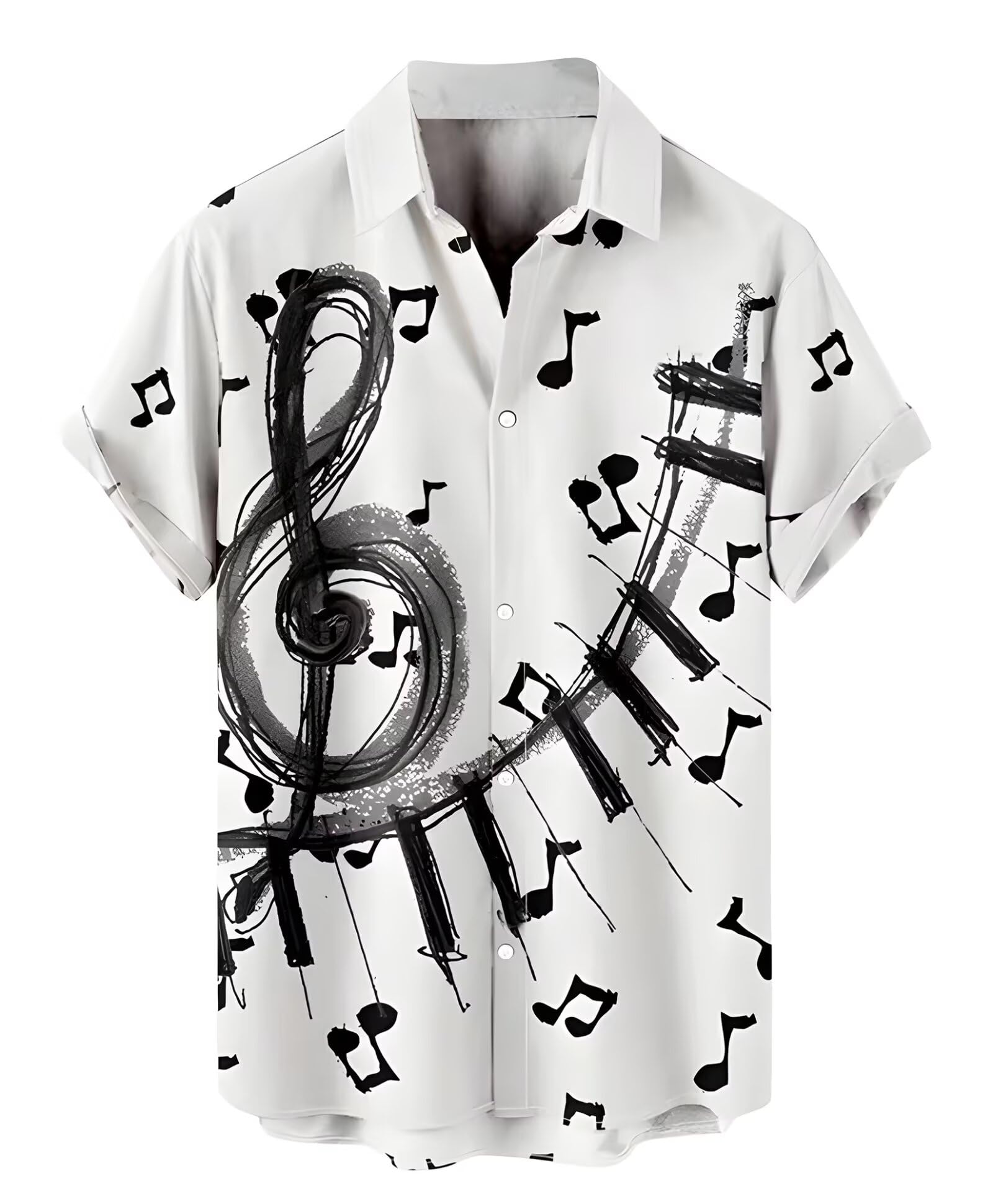 Bowling Shirts for Men Print Short Sleeve Regular Fit Hawaiian Casual Button Down Beach Shirts