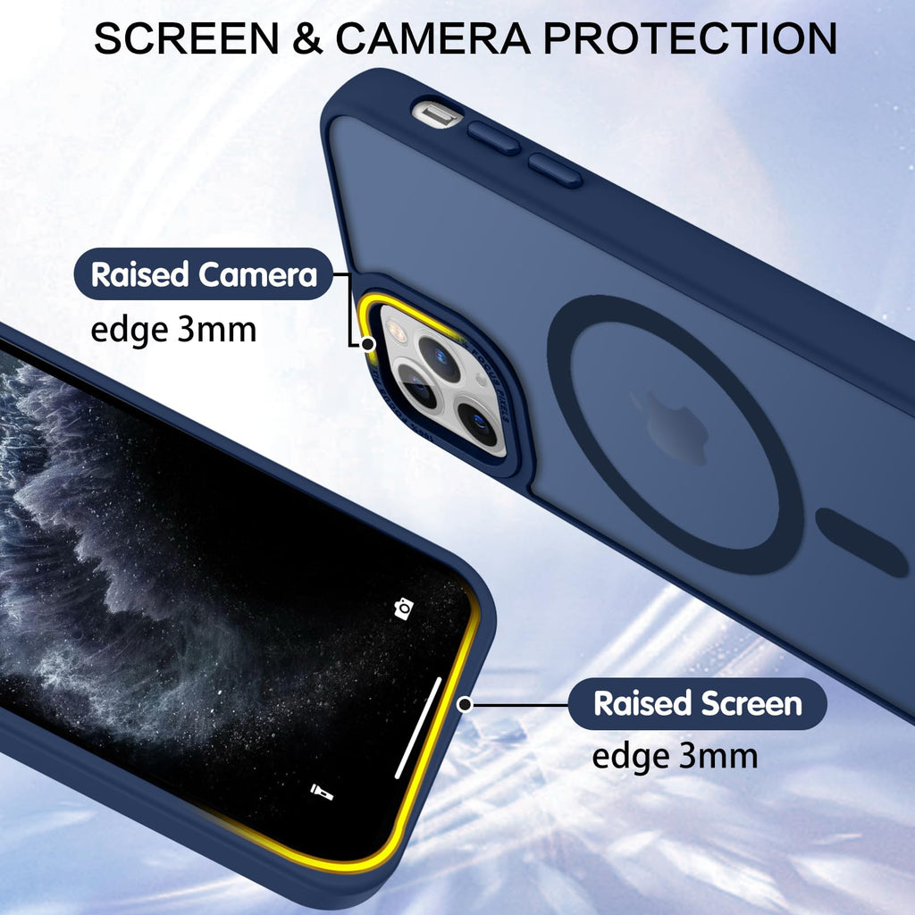 BENTOBEN for iPhone 11 Pro Case 2019 [Compatible with Magsafe] Translucent Matte Magnetic Phone Case iPhone 11 Pro 5.8" Slim Thin Shockproof Bumper Women Men Protective Cases Cover, Black