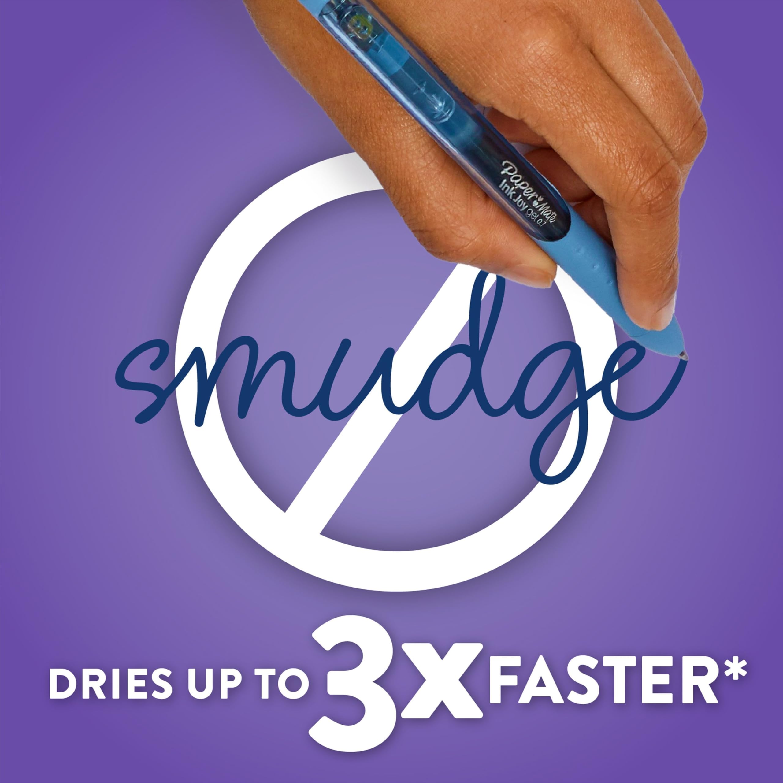 Paper Mate InkJoy Gel Pens, Retractable, Fine Point (0.5mm), Black Ink, 12 Count - Comfortable Grip, Writing, Teacher Supplies
