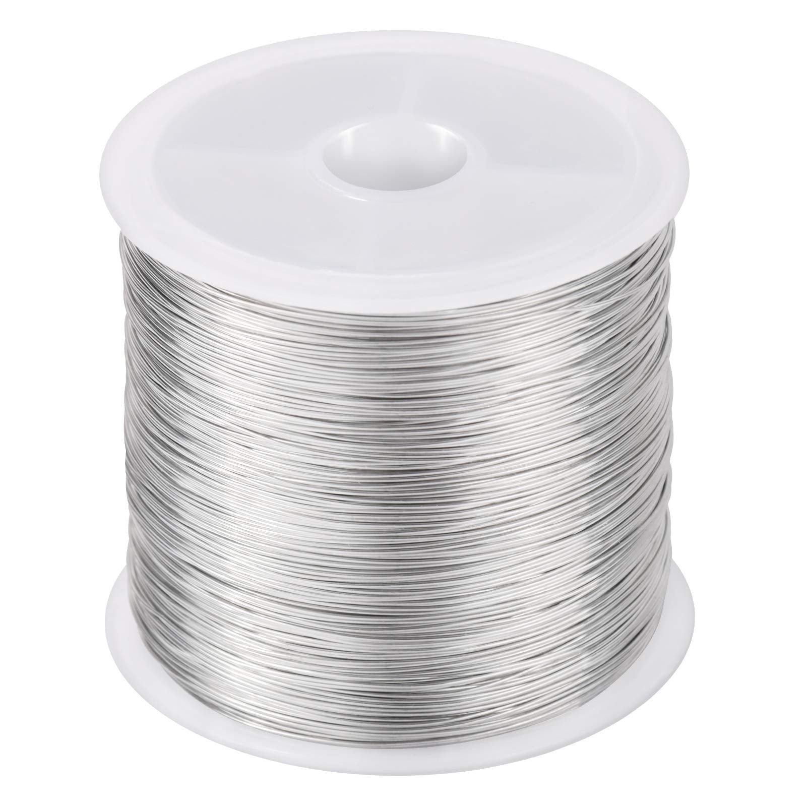 MIKIMIQI Jewelry Wire - 328Ft, 26 Gauge, Tarnish Resistant, Copper, 0.4mm X 100m (Gold)