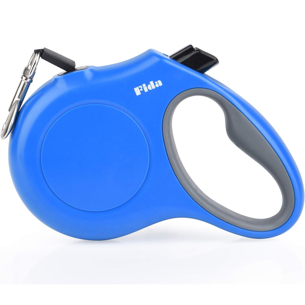 Fida Retractable Dog Leash X-Small Breed, 10 ft Durable Pet Walking Leash for Extra Small Dogs/Cats/Small Animals up to 18 lbs, 360° Tangle Free, Black