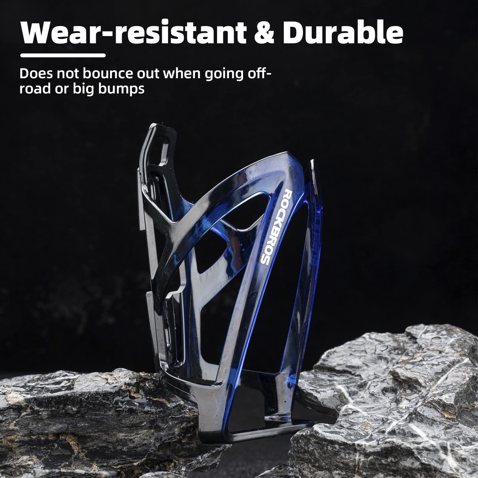ROCKBROS Bike Water Bottle Holder Ultra-Light Bicycle Bottle Cages with Screws Tool, Universal Bike Cup Holder Rack for Road MTB Bikes…